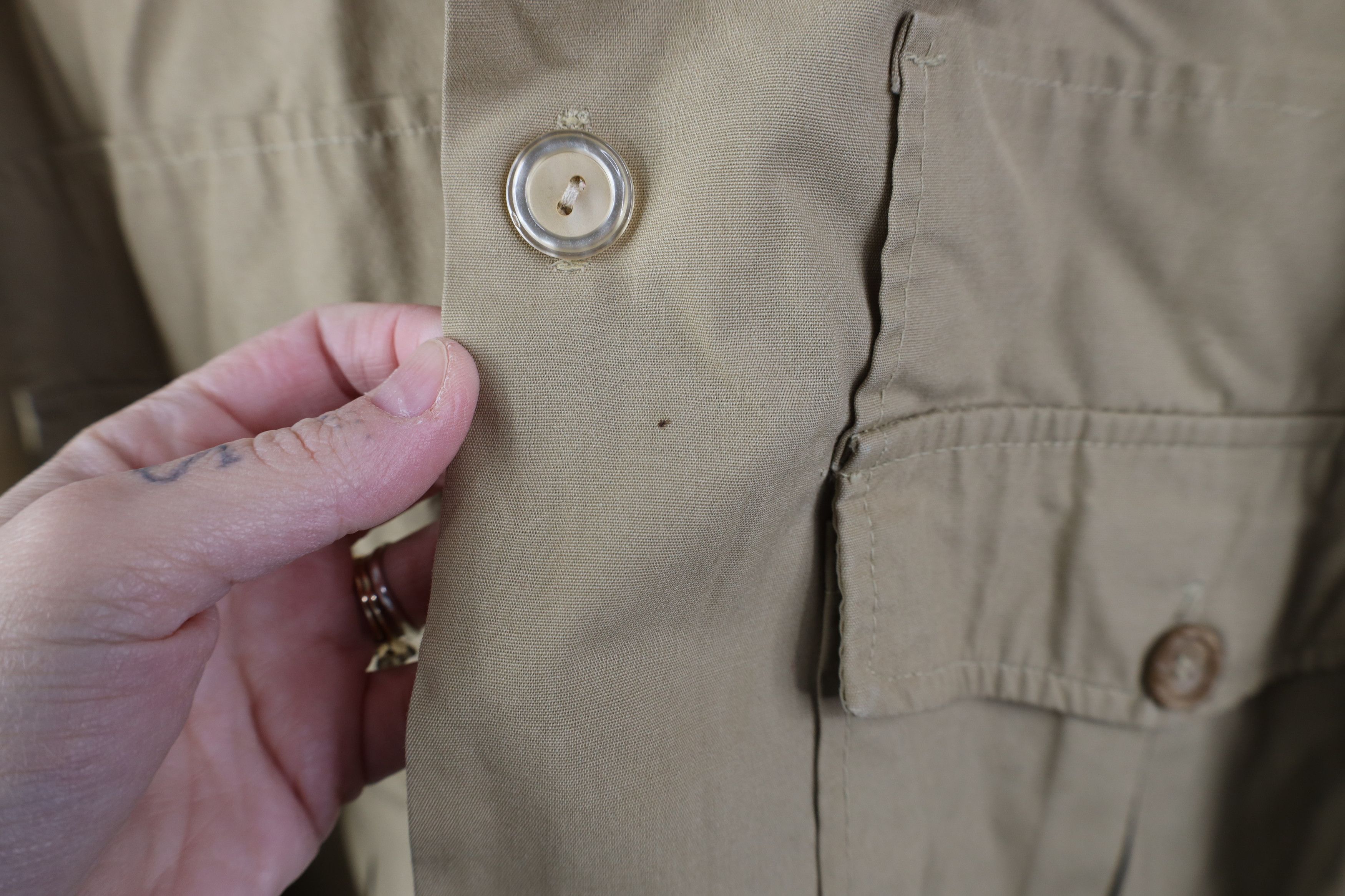 Woolrich Woolen Mills Vintage 70s Woolrich Safari Bush Shirt Jacket Jac Shirt USA Size US M / EU 48-50 / 2 - 6 Thumbnail