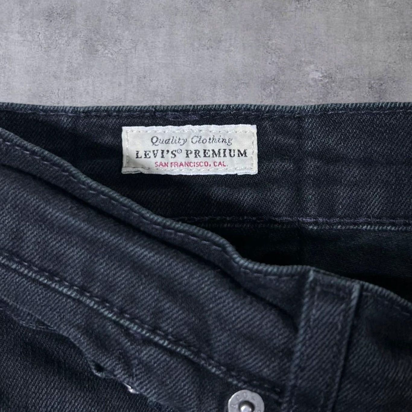 Levi's Levi's Lot 502 Premium Black Denim Slim Skinny Stretch Tapered Fit Jeans W29 L32 Size US 29 - 4 Thumbnail