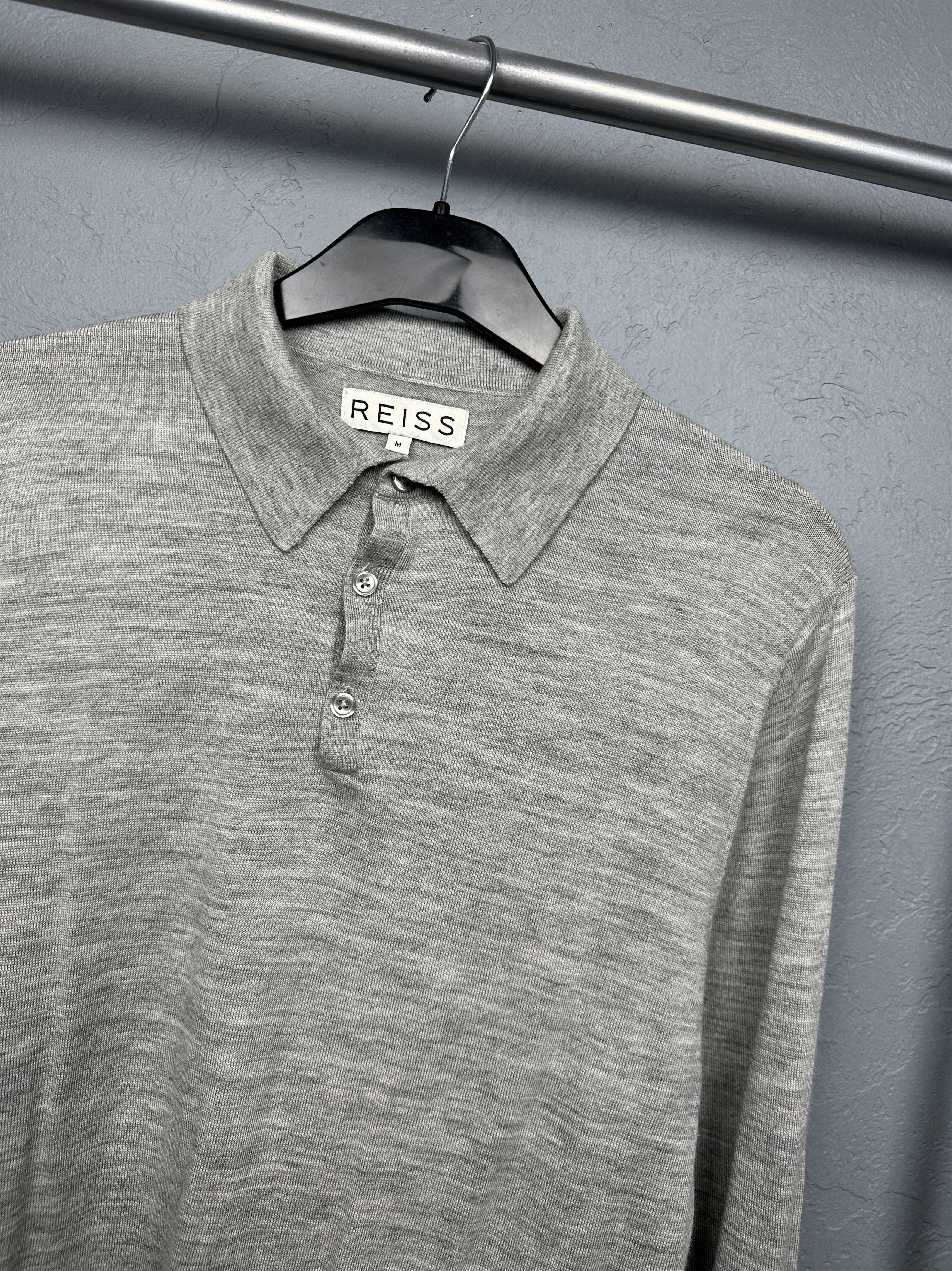 Reiss Reiss Mens Wool Collared Sweater Size US M / EU 48-50 / 2 - 2 Thumbnail