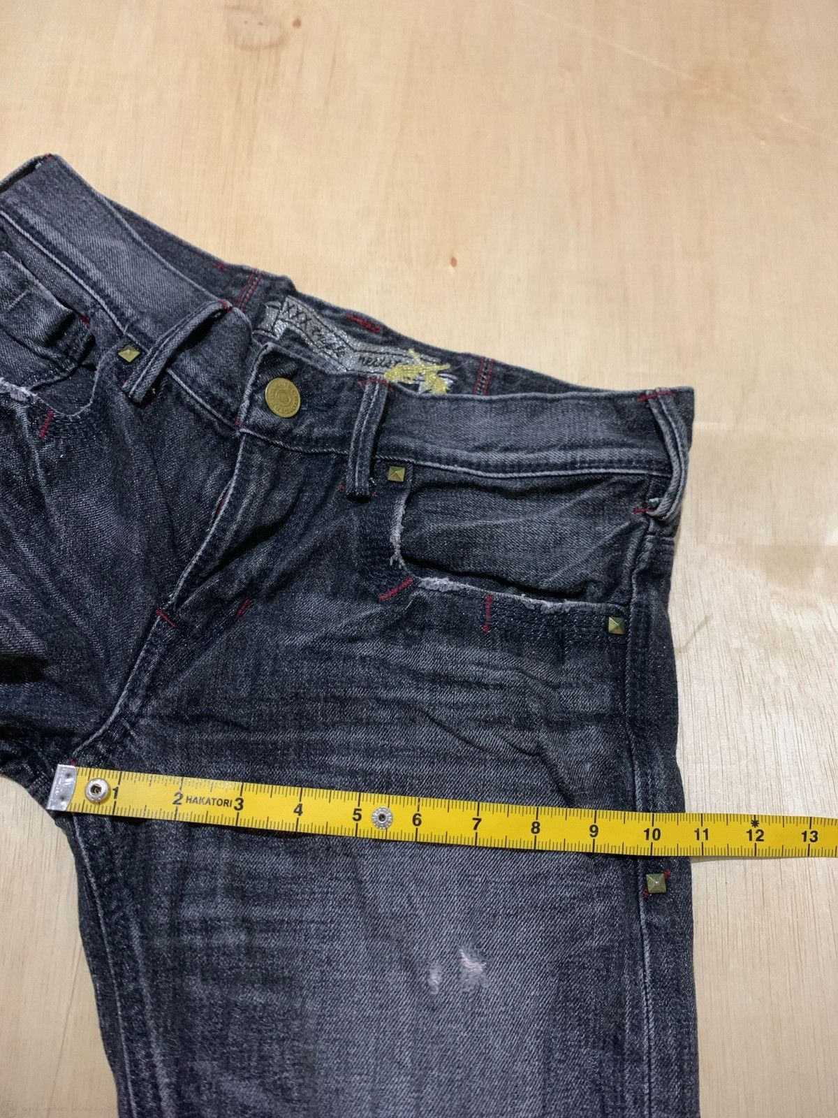Hysteric Glamour × If Six Was Nine × Japanese Brand Liberto Distressed Denim Ifsixwasnine Style Size US 32 / EU 48 - 14 Thumbnail