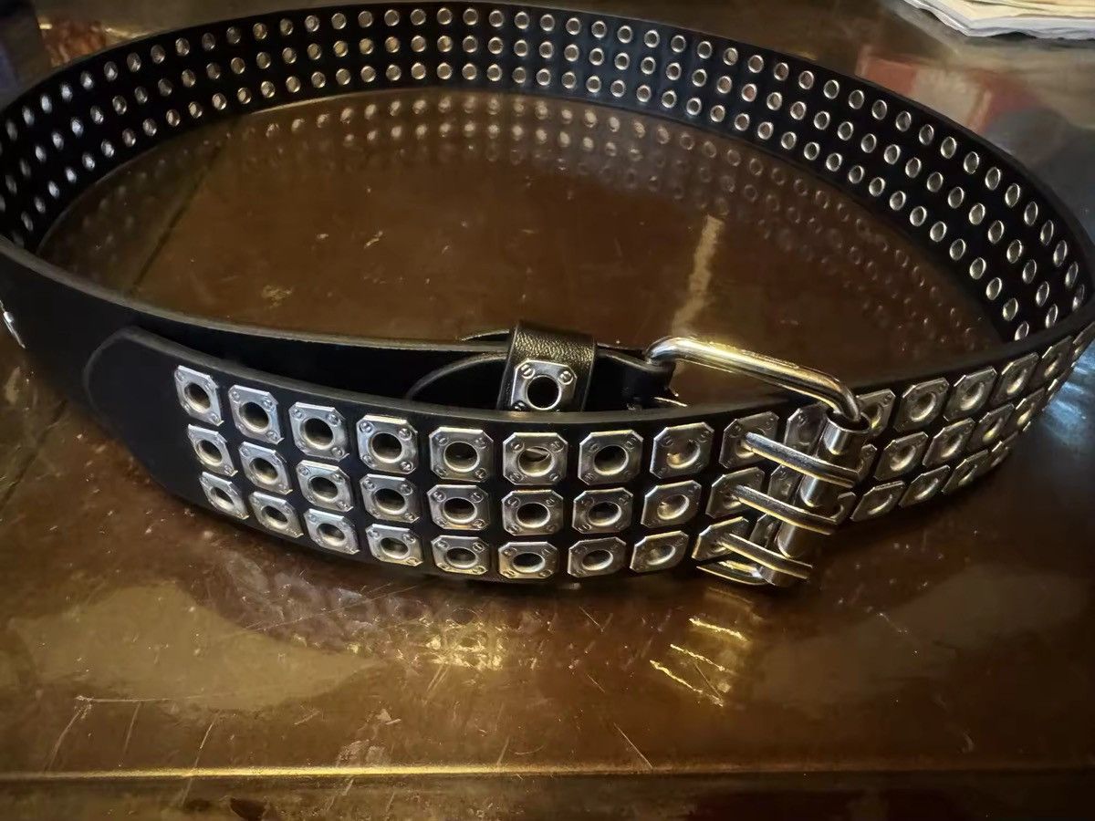 Japanese Brand Vintage Y2K Avant Garde Style Studded Metal Details Belt Size ONE SIZE - 1 Thumbnail