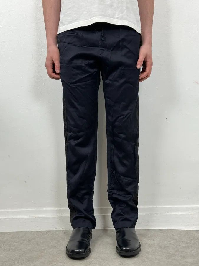 Dries Van Noten Dries Van Noten Two Tones Navy & Black Pants Size US 39 - 2 Thumbnail