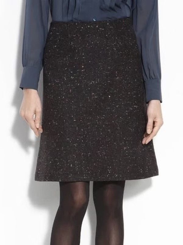Theory Theory Anorel Rainbow Coating Wool A-Line Pocket Midi Skirt Size 24" / US 00 / IT 34 - 1 Thumbnail