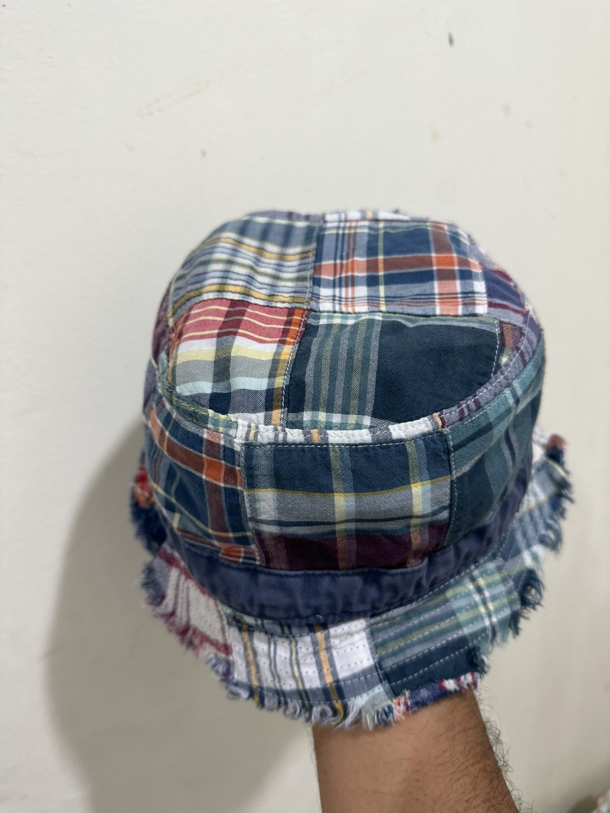 Japanese Brand J.Crew Patchwork Japan Bucket Hat Size ONE SIZE - 5 Thumbnail