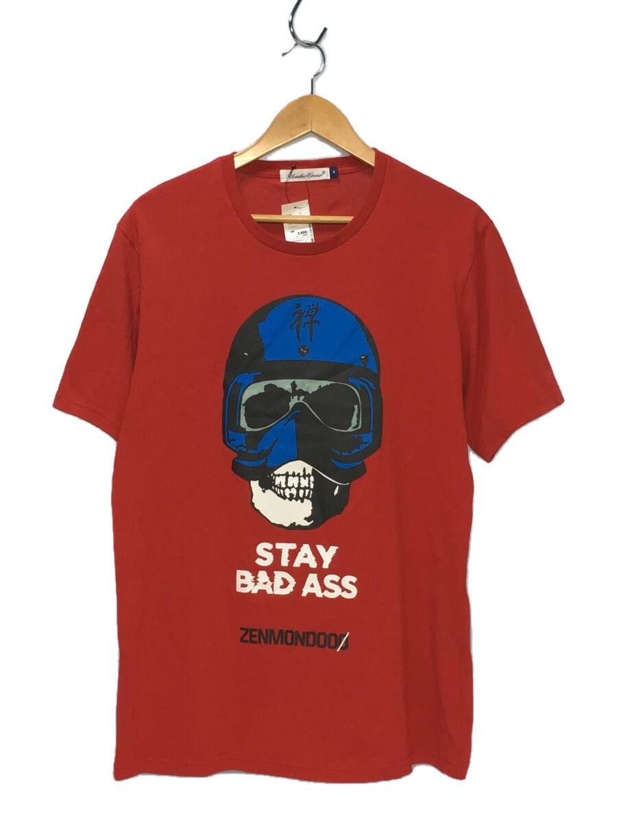 image of Undercover Ss19 Stay Badass T-Shirt in Red, Men's (Size XL)