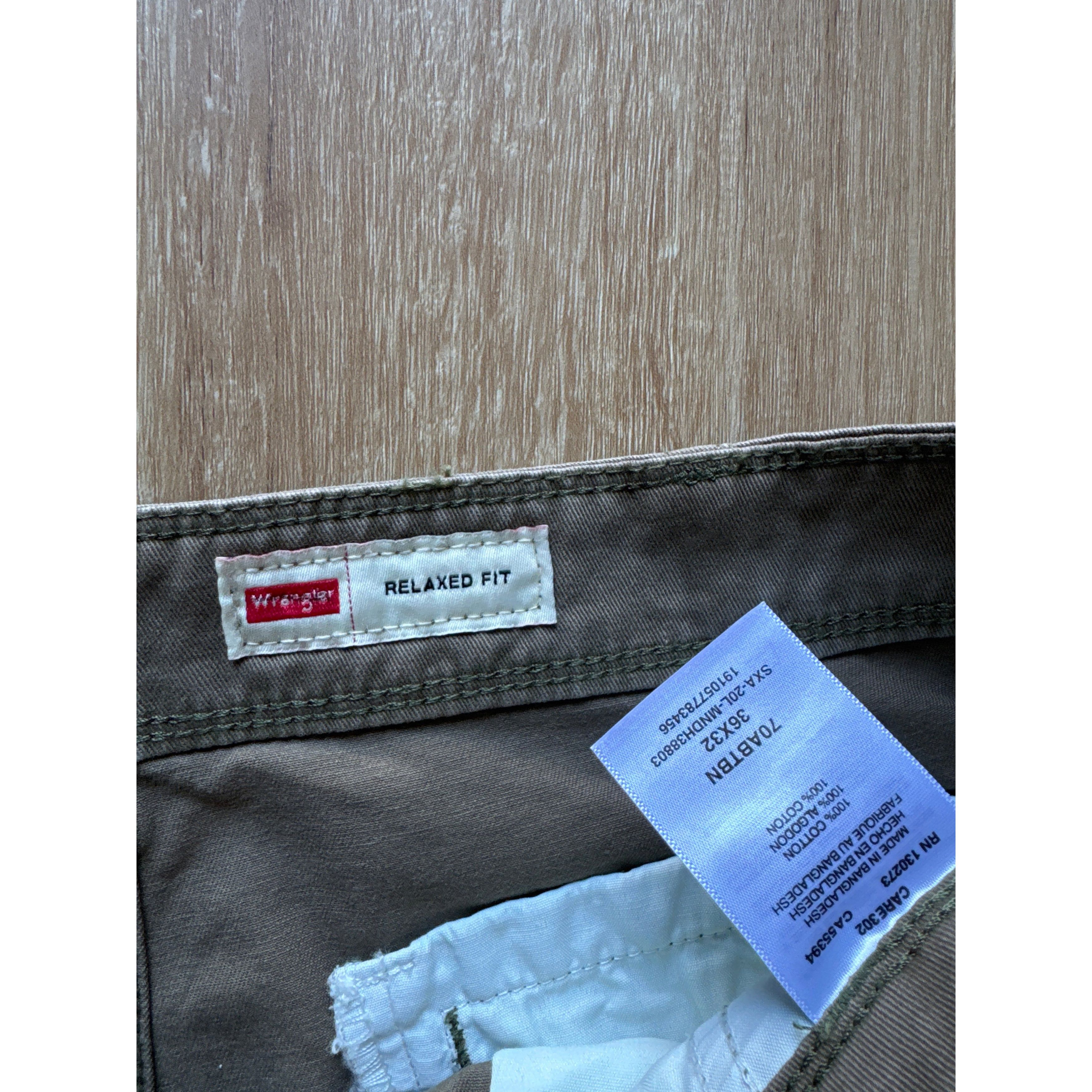 Wrangler Wrangler Dark Tan Cargo Pants Size US 36 / EU 52 - 3 Thumbnail