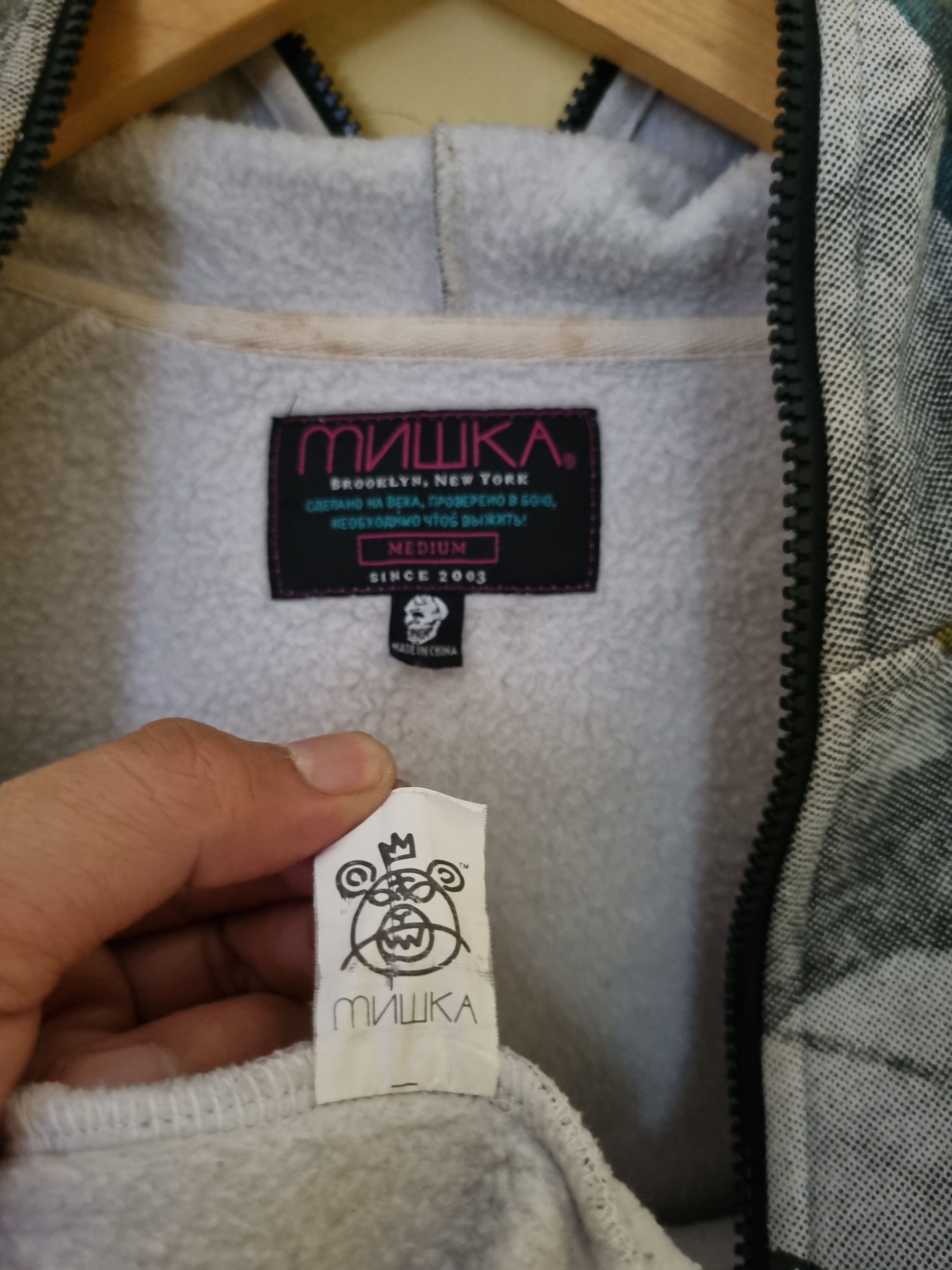 Mishka Mishka hoodie Zipper All Over Print Size US M / EU 48-50 / 2 - 6 Thumbnail