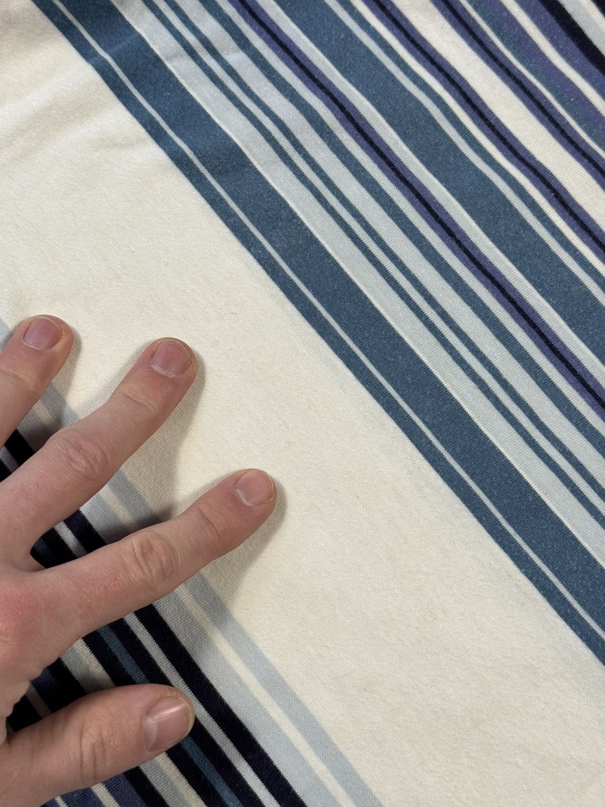 Vintage Yves Saint Laurent Vintage 90s YSL Striped t-shirt Y2K Size US S / EU 44-46 / 1 - 4 Thumbnail