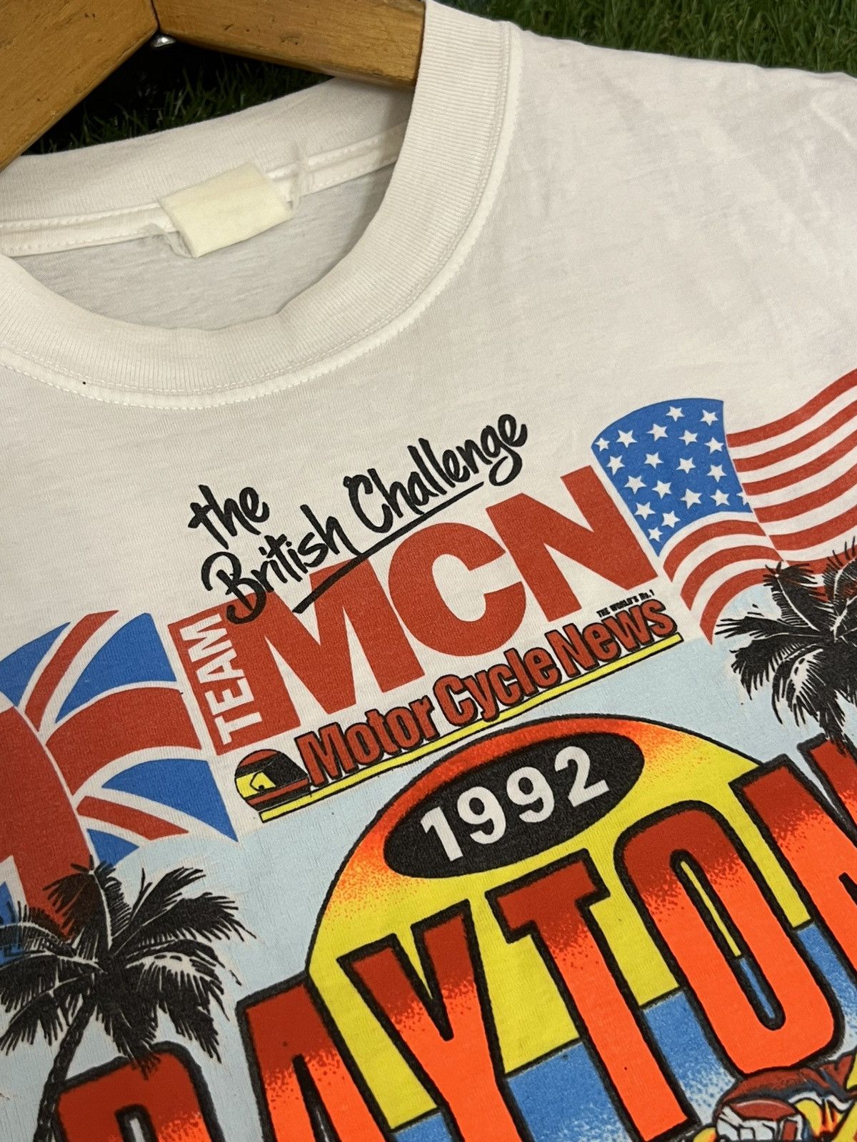 Harley Davidson × Vintage Daytona Beach Bike Week Motorcycle T-Shirt Size US XL / EU 56 / 4 - 6 Thumbnail