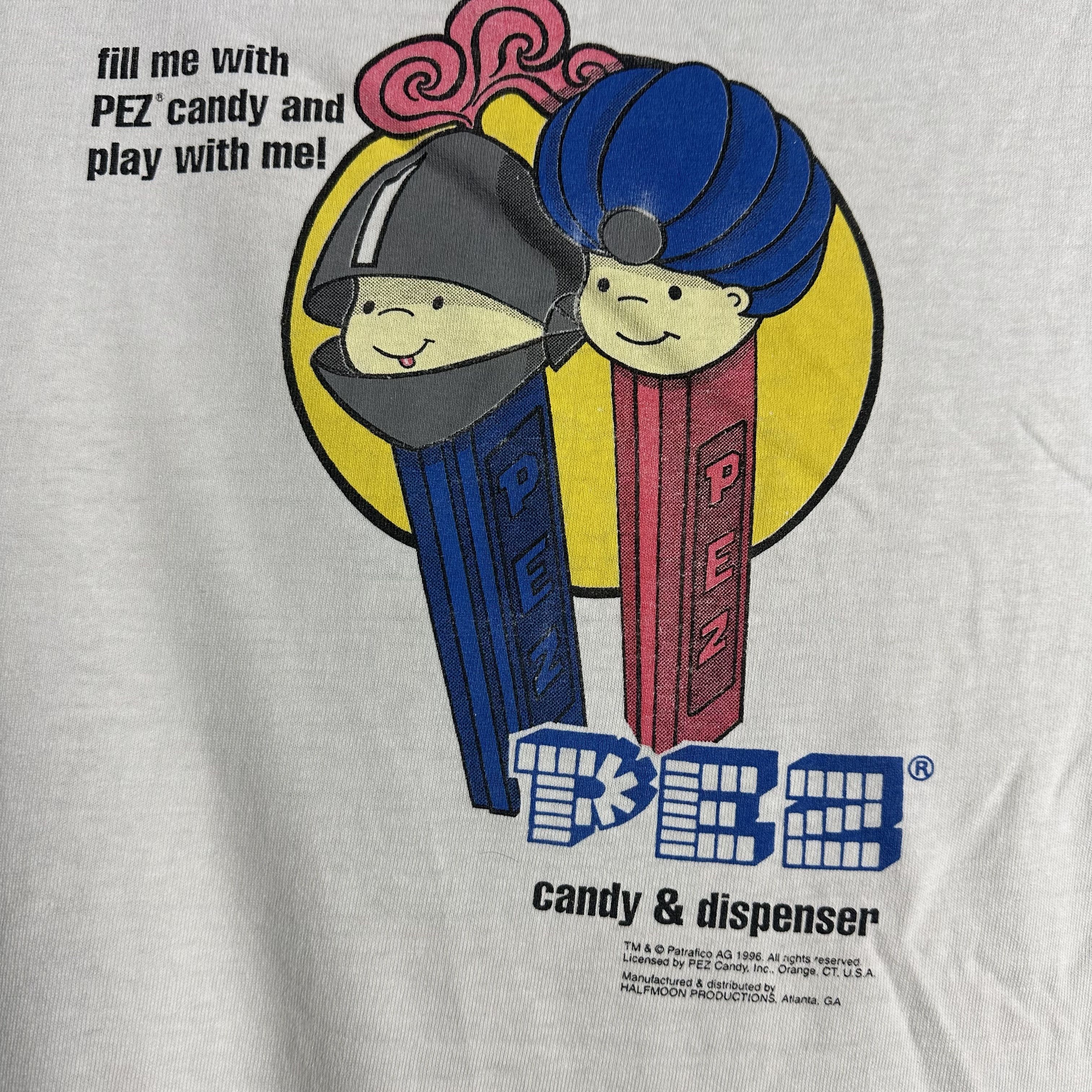 Vintage 🔥RARE🔥Vintage 90s PEZ Candy Promo Ringer T-shirt Size US M / EU 48-50 / 2 - 3 Thumbnail