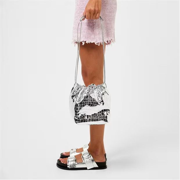 Jil Sander o1g2r1mq1024 Size: OS / Shoulder Bags in Silver Size ONE SIZE - 4 Thumbnail