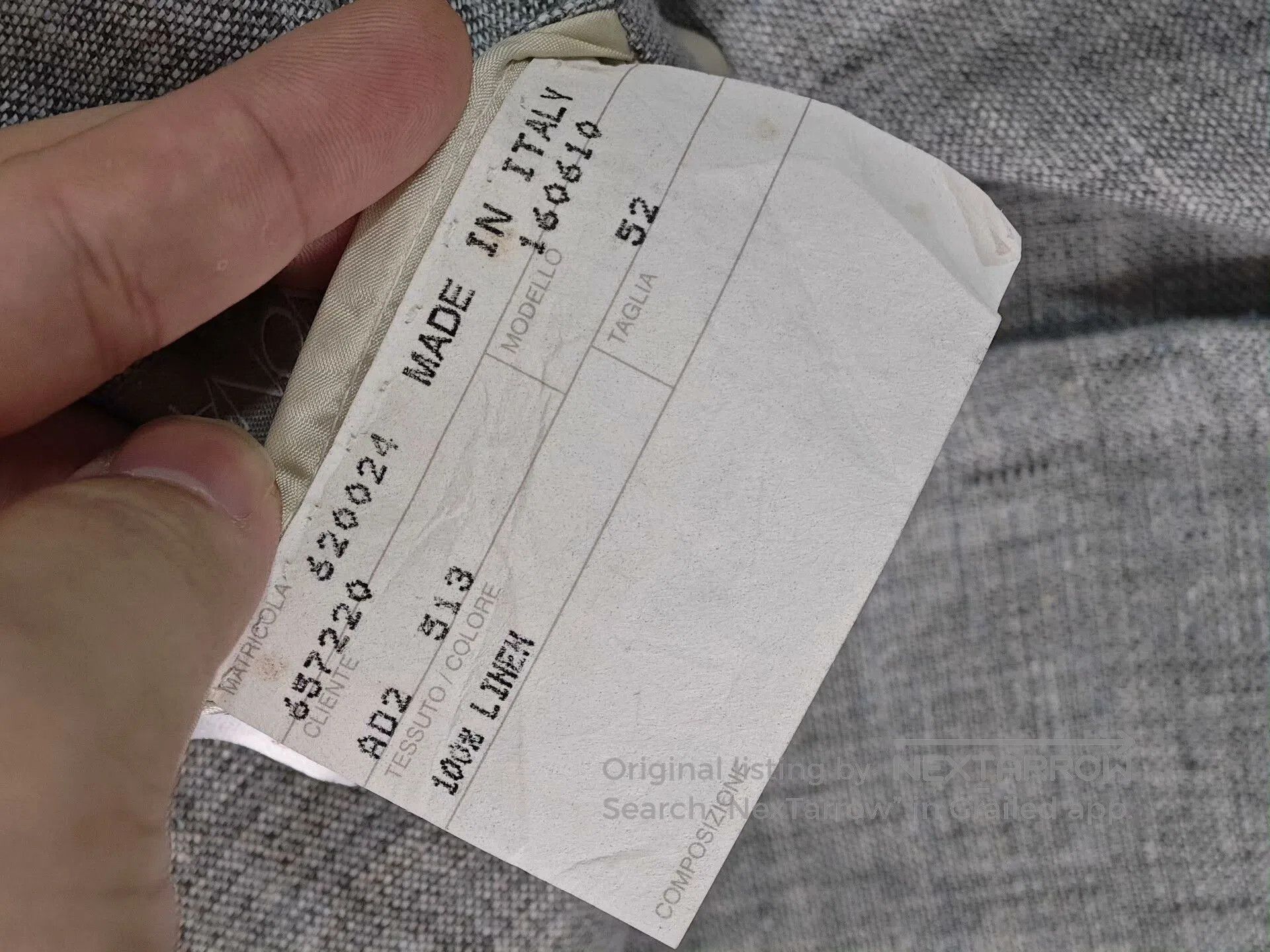 Agnona Italian Linen Casual Suit by AGNONA. Size US L / EU 52-54 / 3 - 8 Thumbnail