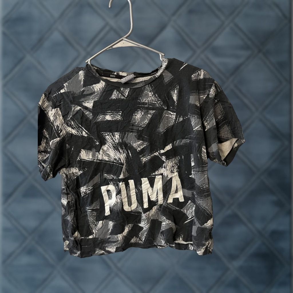 Puma Puma T-Shirt Women Medium Graphic Print Logo Black Rebel Size M / US 6-8 / IT 42-44 - 1 Thumbnail