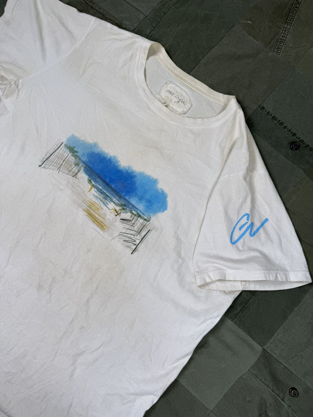 Greg Lauren Beach Tee Size US L / EU 52-54 / 3 - 2 Thumbnail