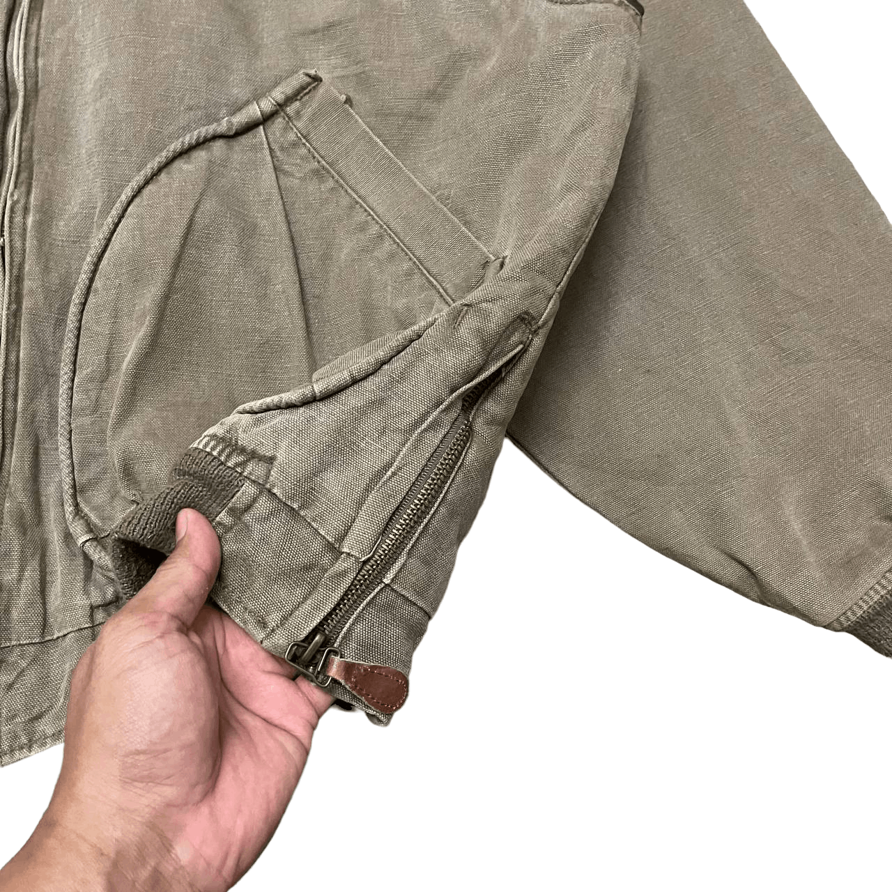 Japanese Brand Vintage Kearney House Canvas Flight Bomber Jacket Size US L / EU 52-54 / 3 - 8 Thumbnail
