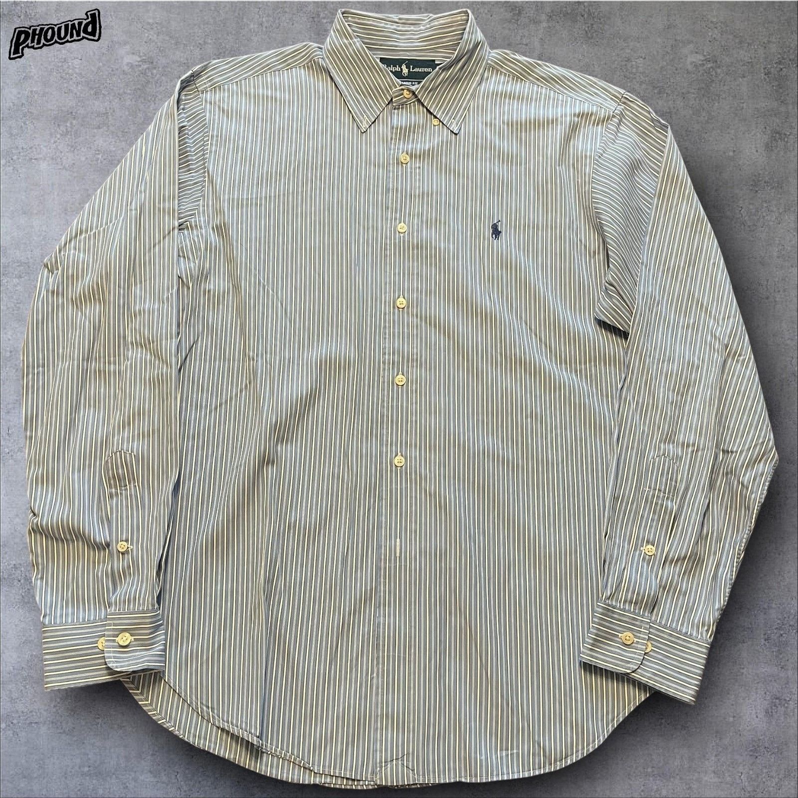 Ralph Lauren Ralph Lauren Shirt Mens 16.5 34/35 Blue Stripe Classic Fit Size US XL / EU 56 / 4 - 1 Thumbnail