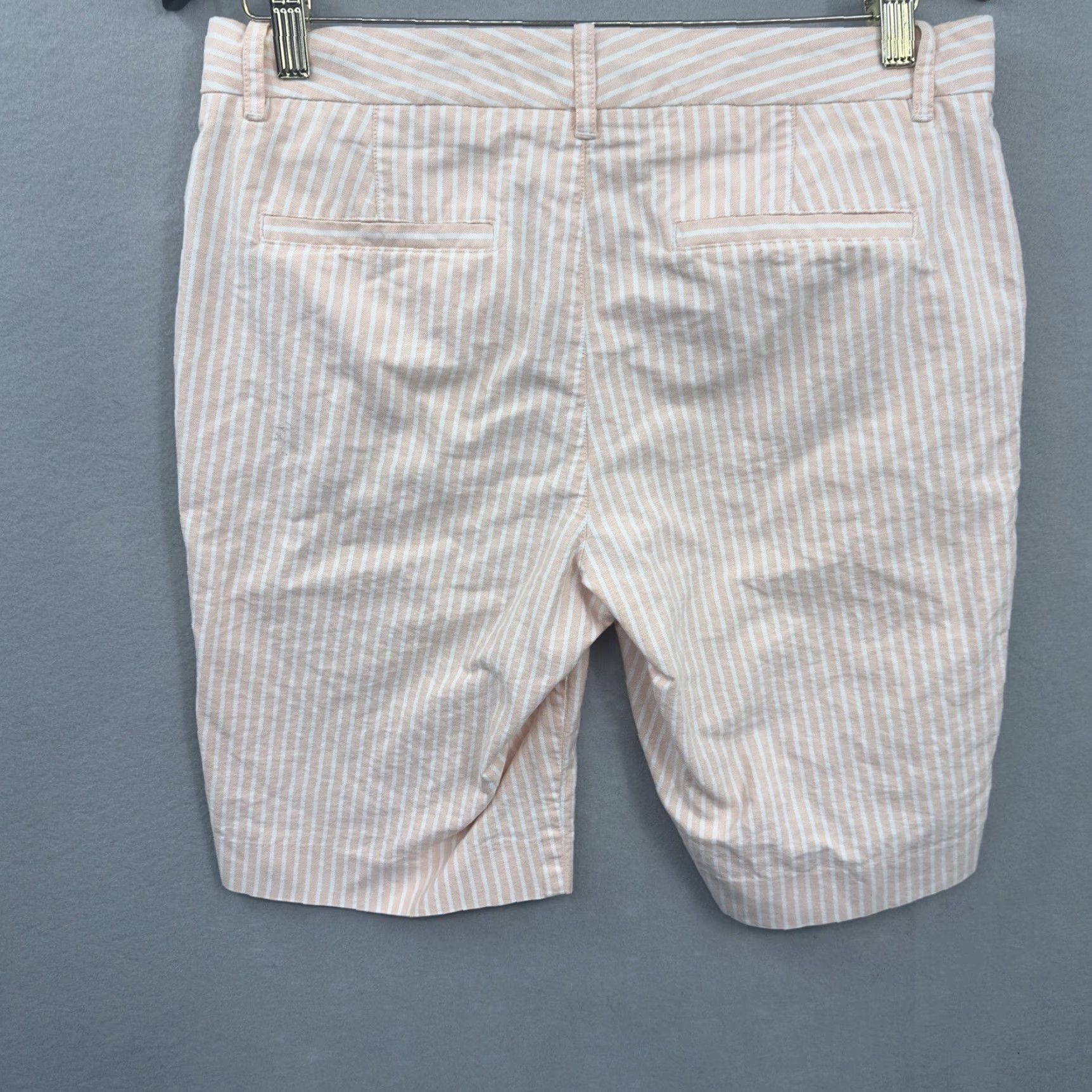 Ralph Lauren Ralph Lauren Golf Shorts Women 6 Pink Striped High Waisted Preppy Quiet Luxury Womens Size 28" / US 6 / IT 42 - 7 Thumbnail