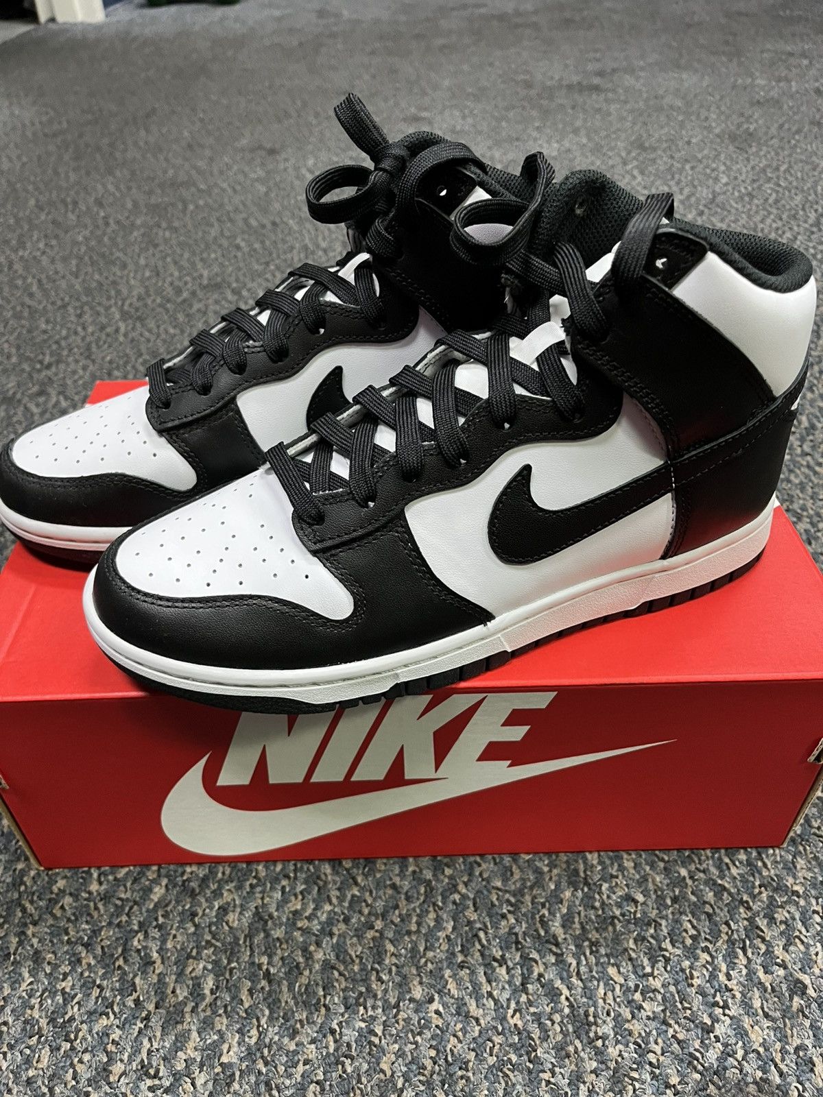 Nike Nike dunk hi retro black/white Size US 8 / EU 41 - 5 Thumbnail
