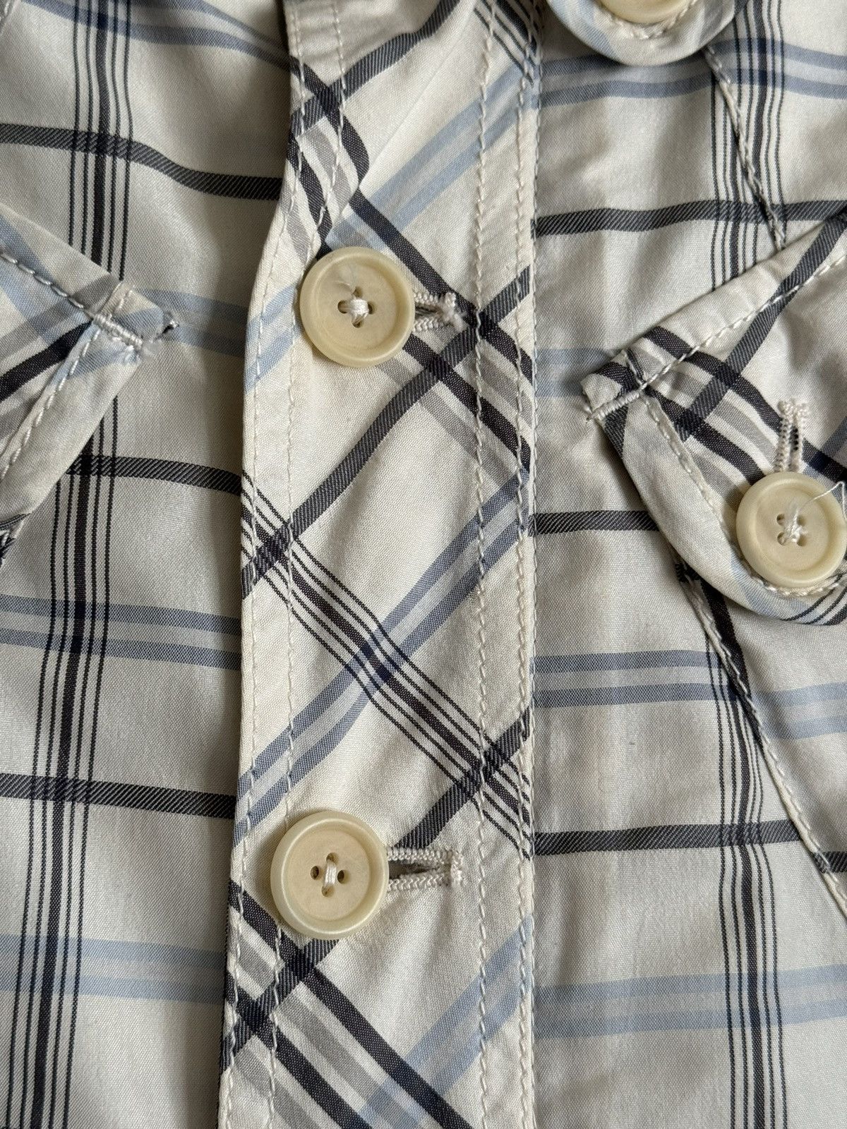 Bottega Veneta Bottega Veneta S/S 2008 Cotton Silk Shirt Jacket Size US S / EU 44-46 / 1 - 4 Thumbnail