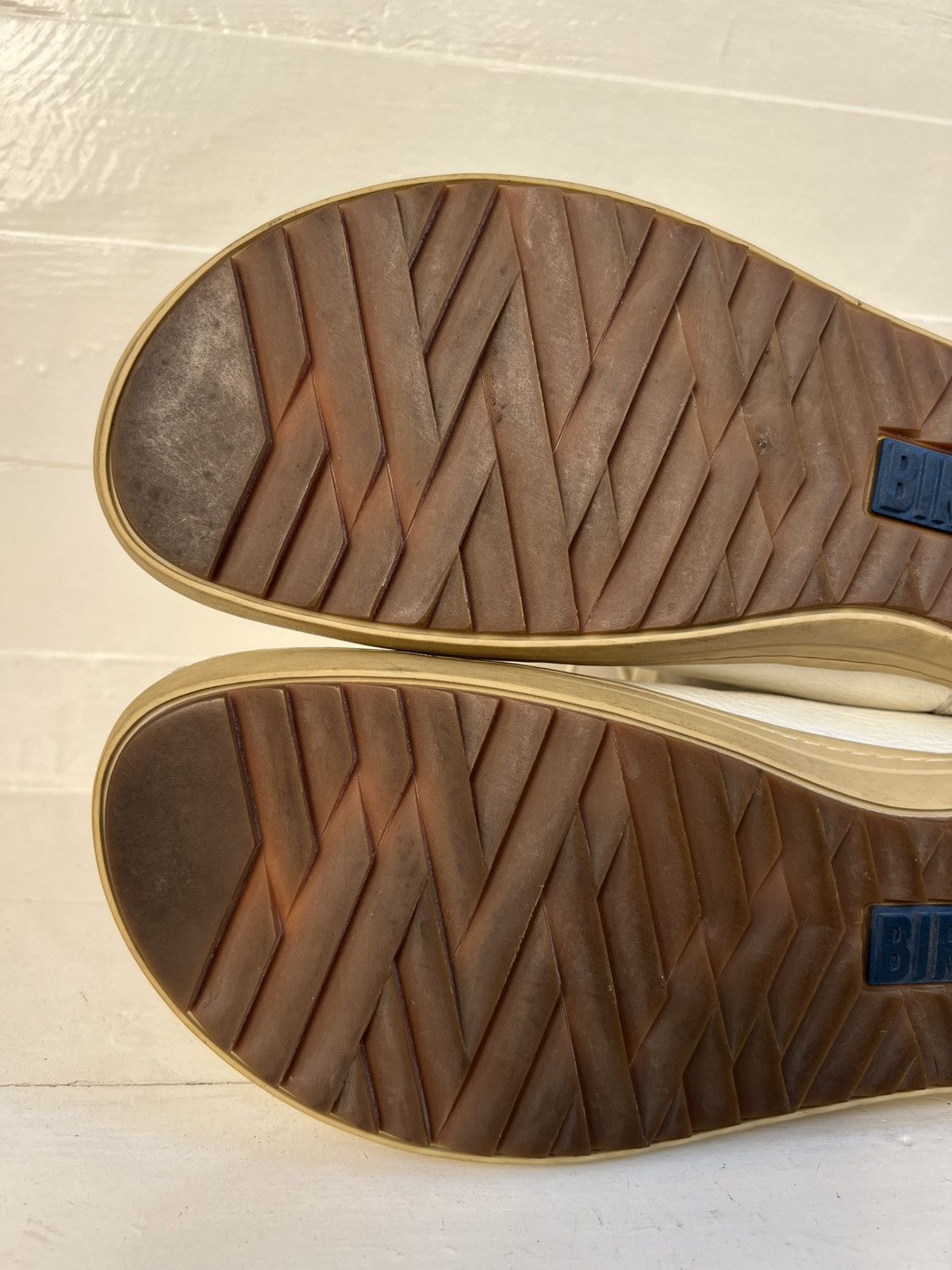 Birkenstock Birkenstock Men's Sneakers White Leather Bartlett Size US 10 / EU 43 - 12 Thumbnail