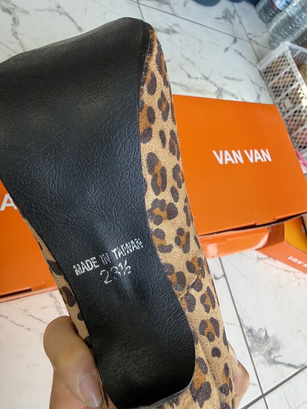 Other Comfortable Women Heels Casual Leopard Color Size US 6 / IT 36 - 3 Thumbnail