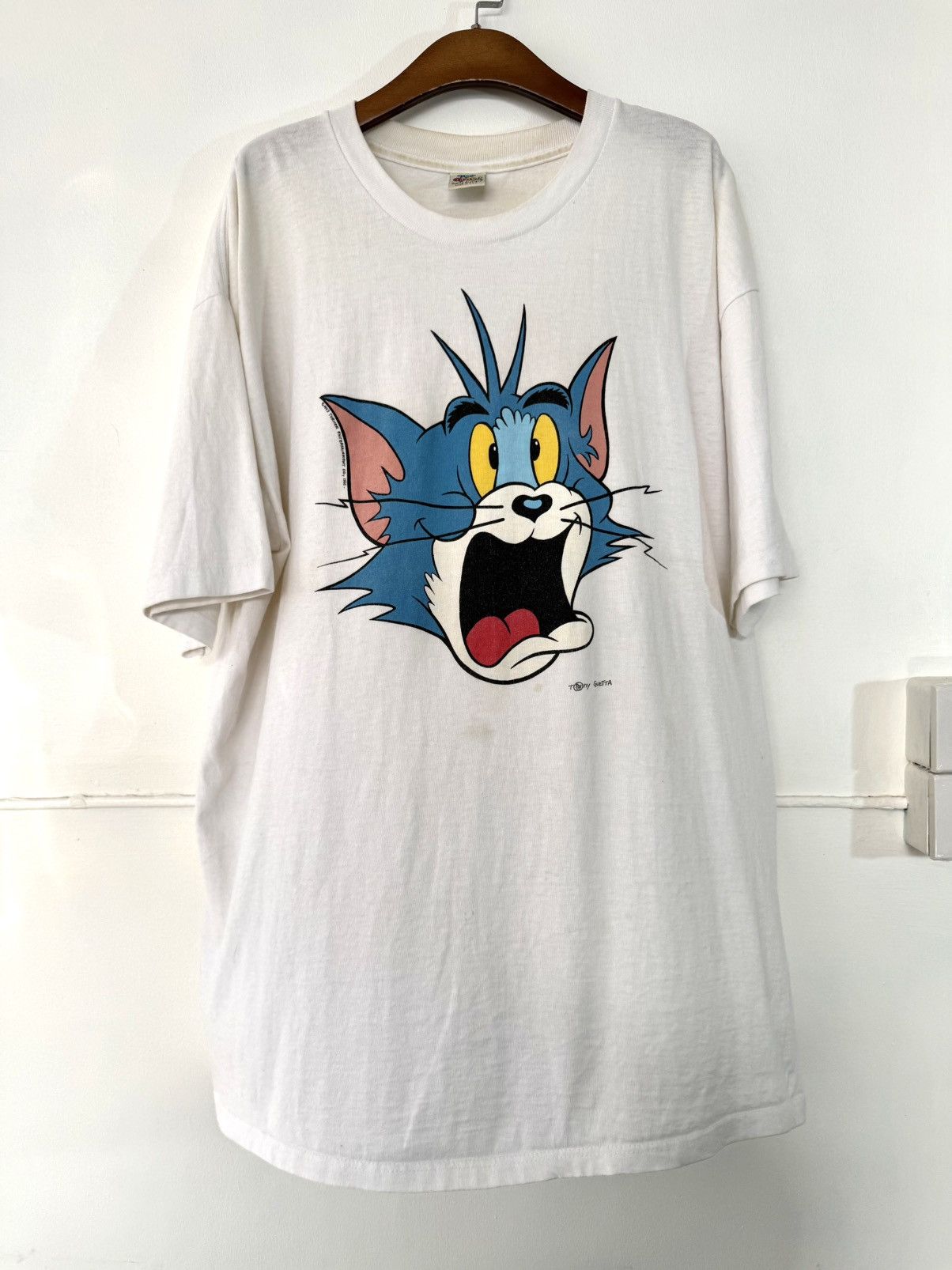 Vintage Vintage 1993 Tom & Jerry Tee - Too Cute! Guetta Bros (XL) Size US XL / EU 56 / 4 - 1 Thumbnail
