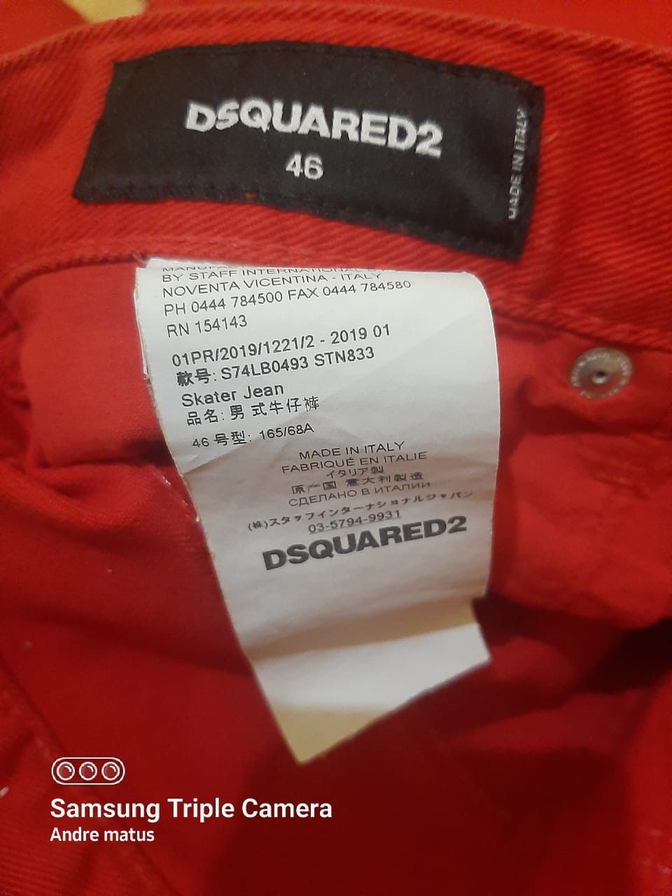 Dsquared2 Dsquared red ripped jeans Size US 30 / EU 46 - 3 Thumbnail