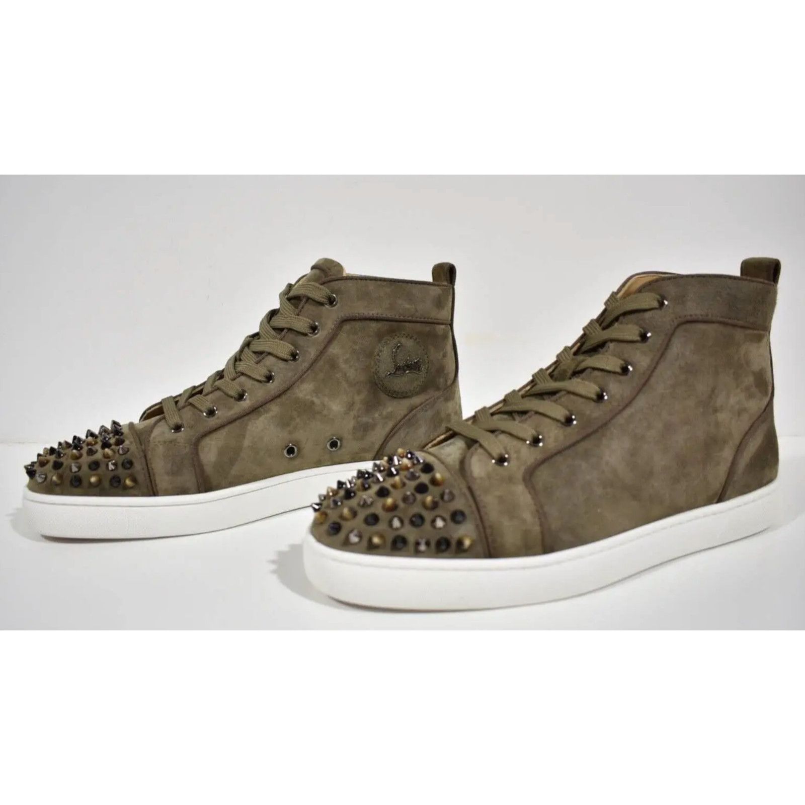 Christian Louboutin Christian Louboutin Lou Spikes Orlato Silex High Top Sneaker Size US 10.5 / EU 43-44 - 9 Thumbnail
