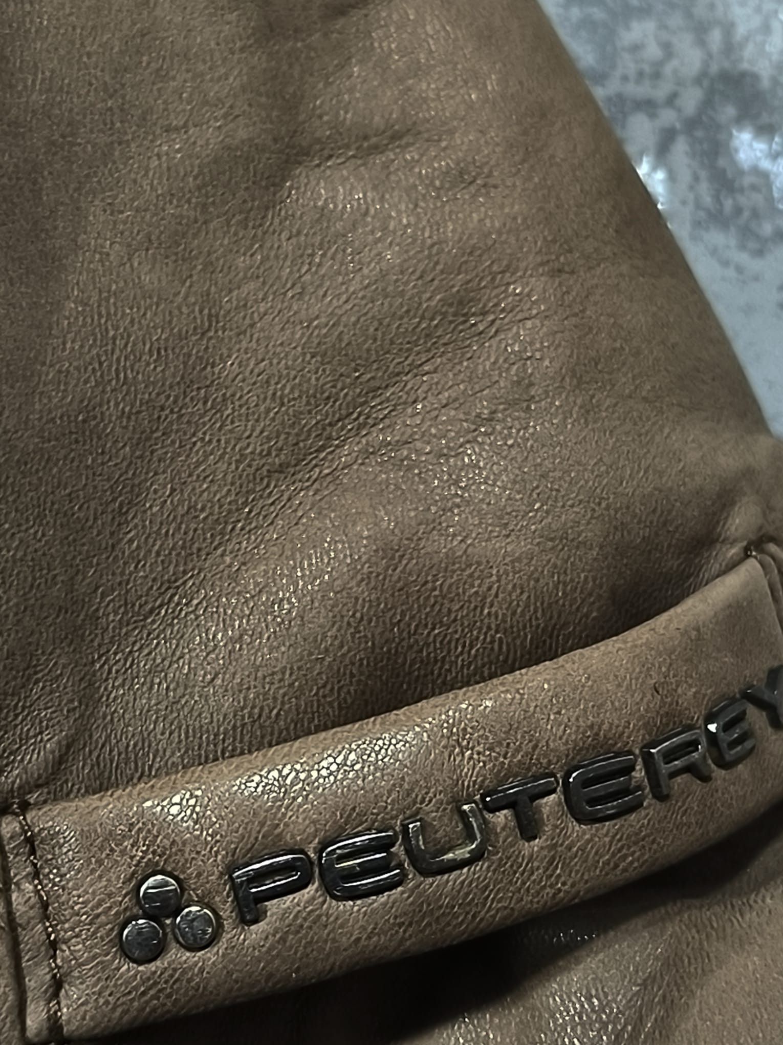 Peuterey Vtg Peuterey Biker Brown Leather Jacket Avantgarde Designer Size US L / EU 52-54 / 3 - 11 Thumbnail