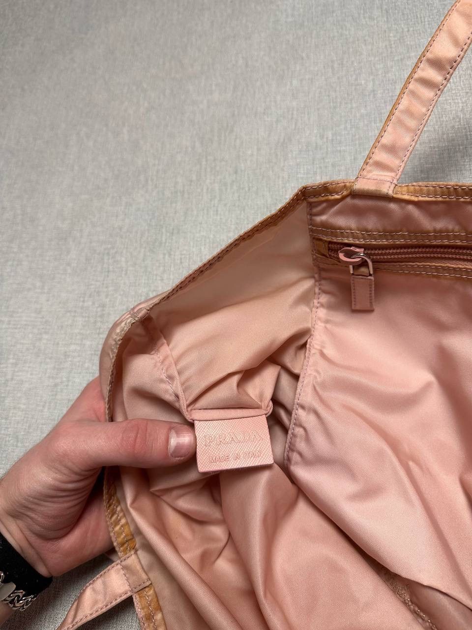 Prada RARE PRADA Pink Tessuto Nylon Robot Tote Bag Y2K Vintage Size ONE SIZE - 9 Thumbnail