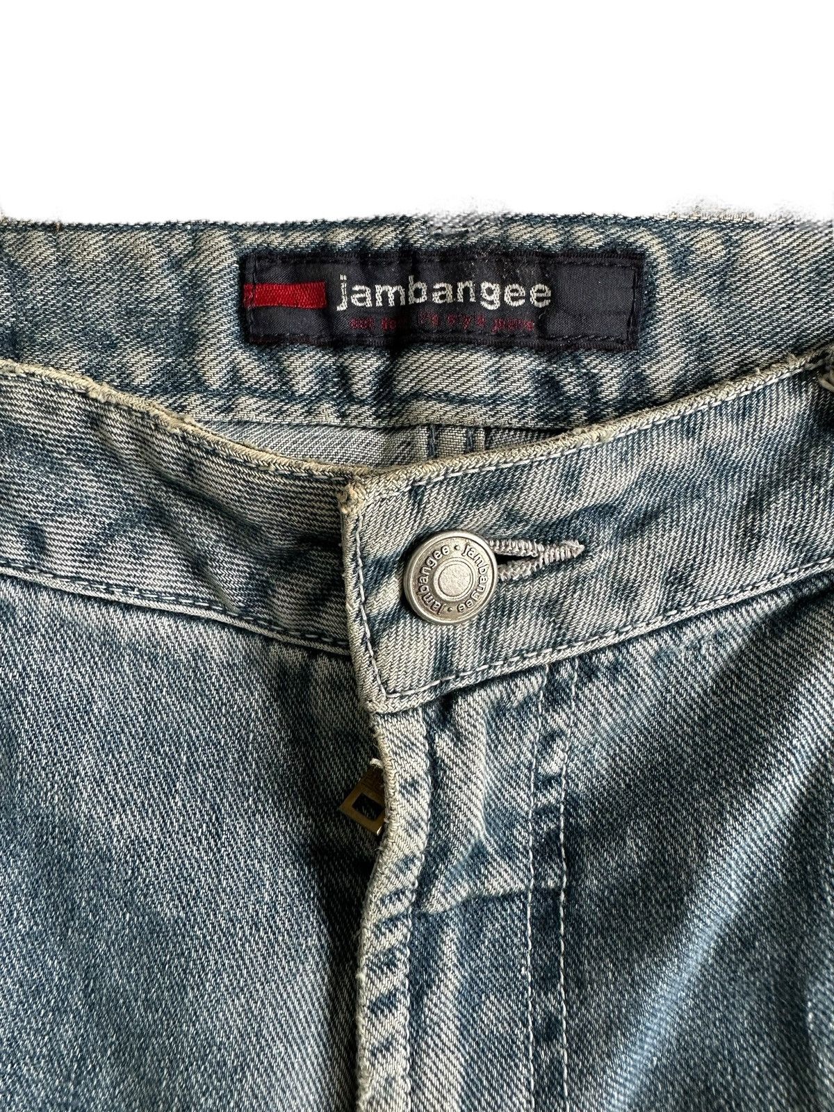 Drain Gang SICK DISTRESSED JEANS CRAZY WASHED HOMELESS PUNK STYLE Size US 30 / EU 46 - 9 Thumbnail
