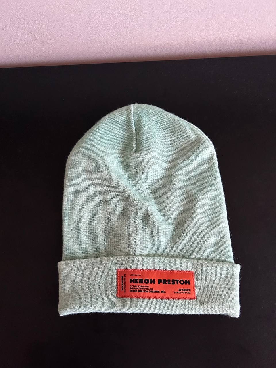 Heron Preston Heros Preston beanie wool hat Size ONE SIZE - 1 Thumbnail