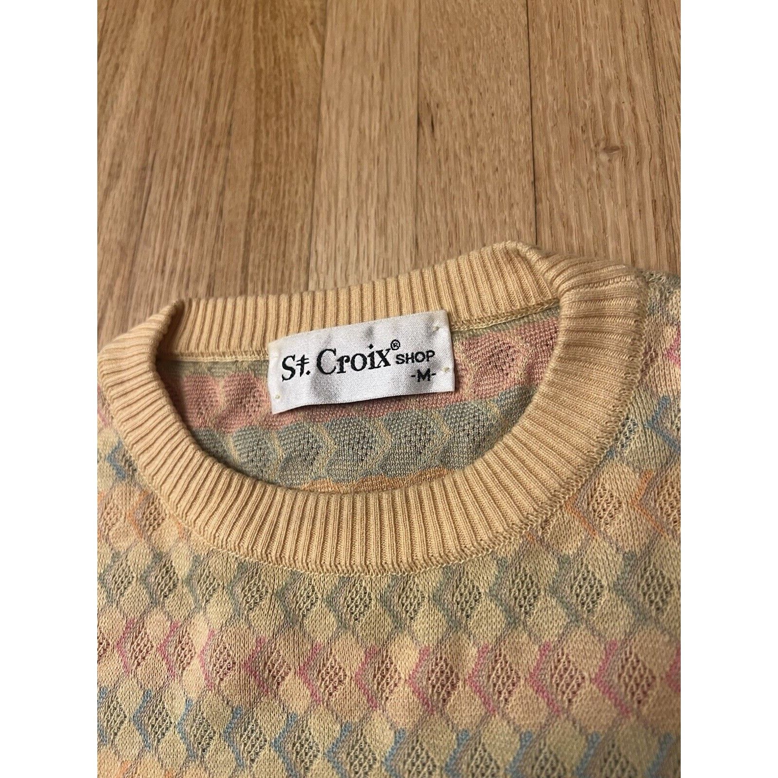 St. Croix Vintage St Croix Shop Knit Sweater Coogi Style Men M Size US S / EU 44-46 / 1 - 5 Thumbnail
