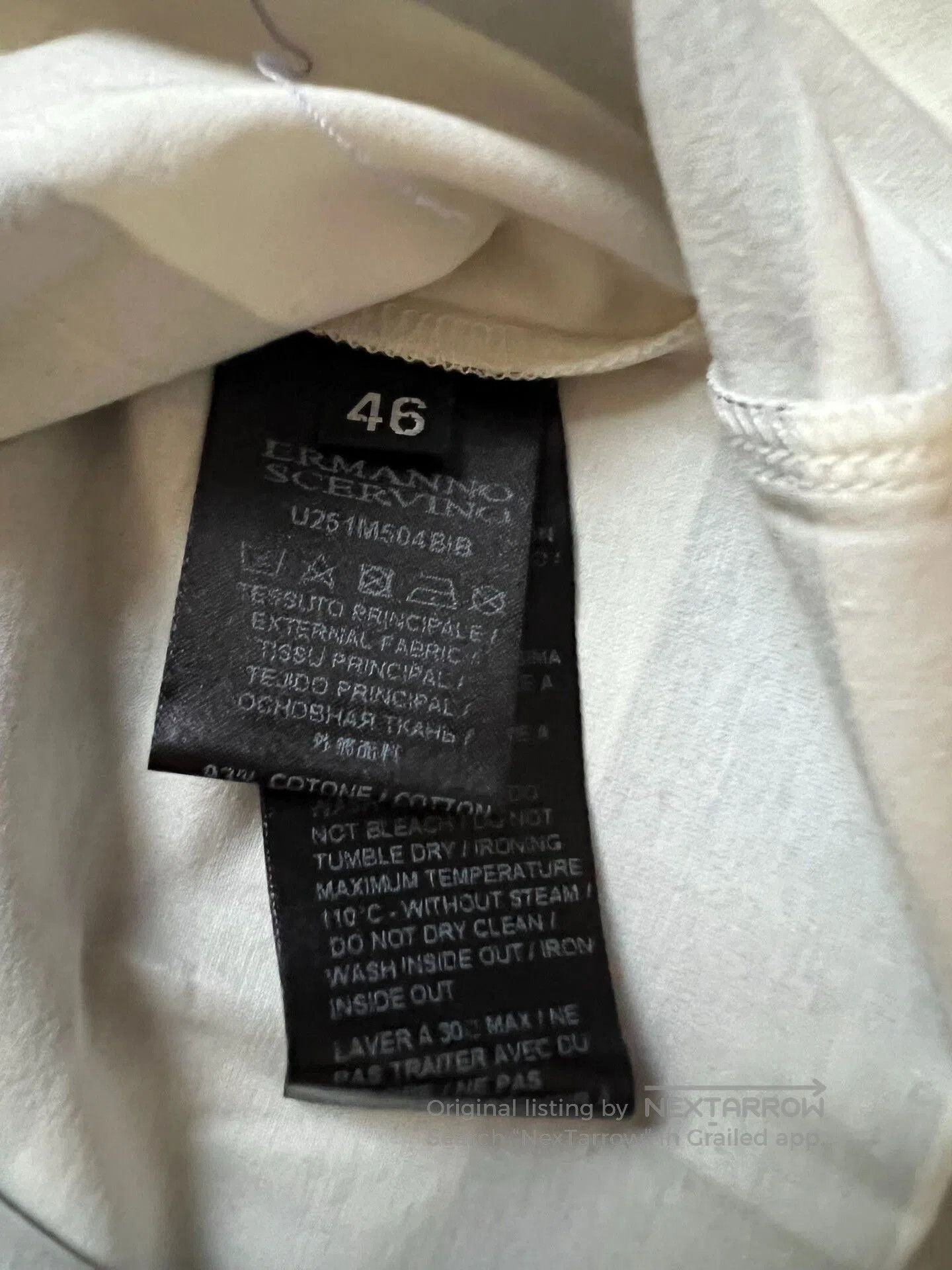 Ermanno Scervino Ermanno Scervino Long-Sleeve T-Shirt. Size US M / EU 48-50 / 2 - 4 Thumbnail