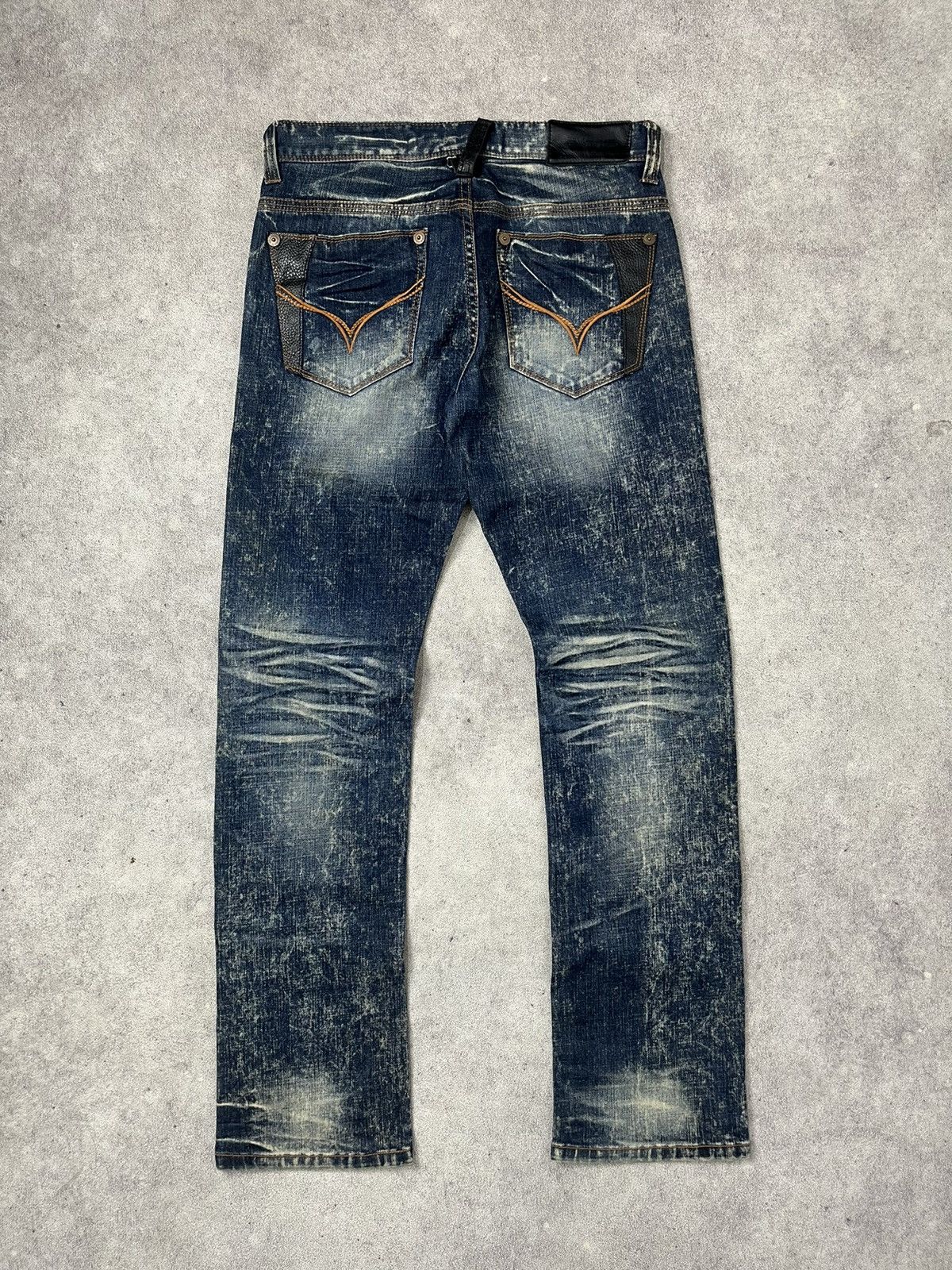 Hysteric Glamour JAMBANGEE straight fit faded acid jeans Size US 33 - 10 Thumbnail