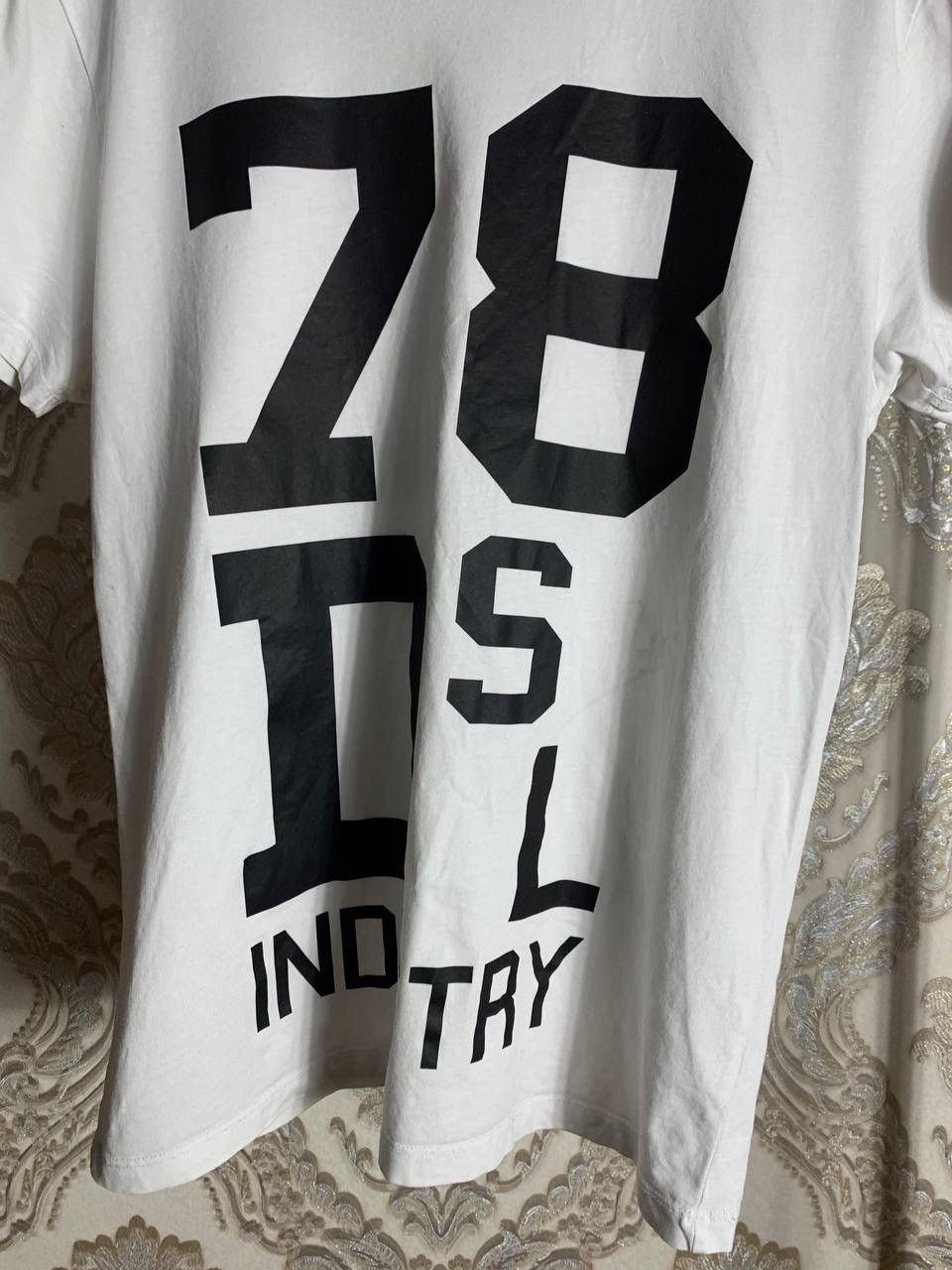 Diesel VERY RARE DIESEL INDUSTRY DENIM JEANS DESIGNER T-SHIRT Y2K Size US XL / EU 56 / 4 - 3 Thumbnail