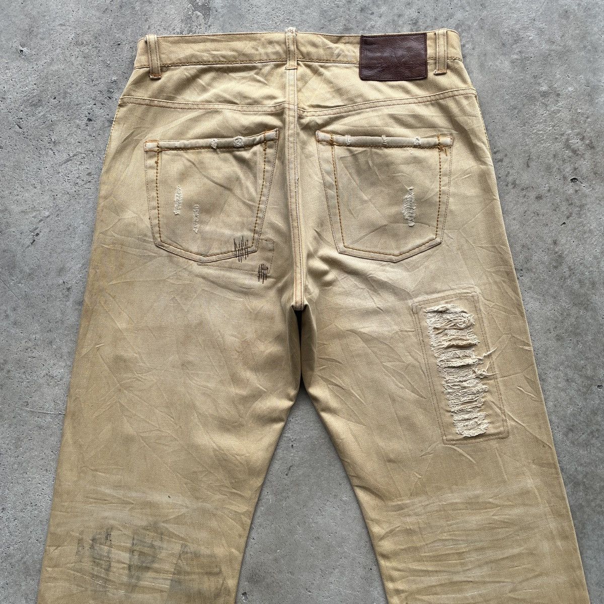 Japanese Brand THRASHED💥 Global Work Japan Vintage Distressed Jeans Pants Size US 32 / EU 48 - 10 Thumbnail