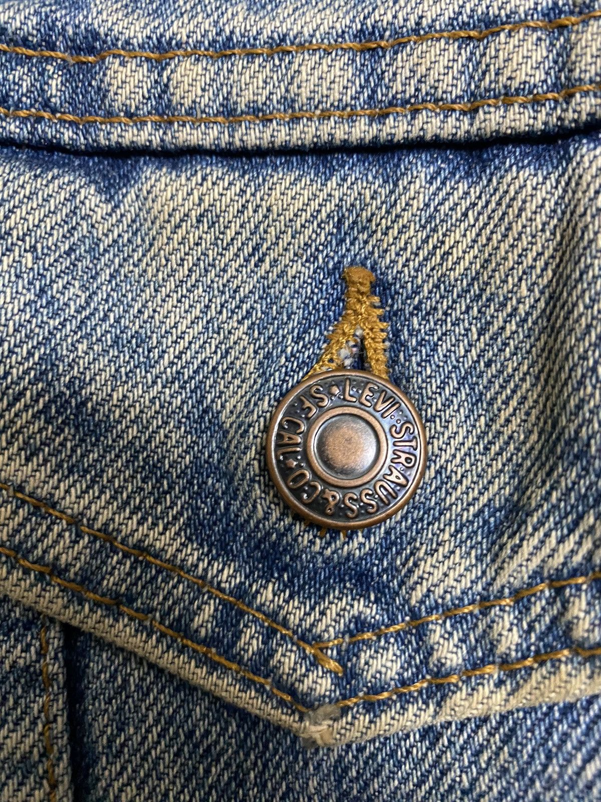 Levi's Vintage Clothing Vintage 80s Levi’s Sherpa Trucker Distressed Jacket Size US M / EU 48-50 / 2 - 10 Thumbnail
