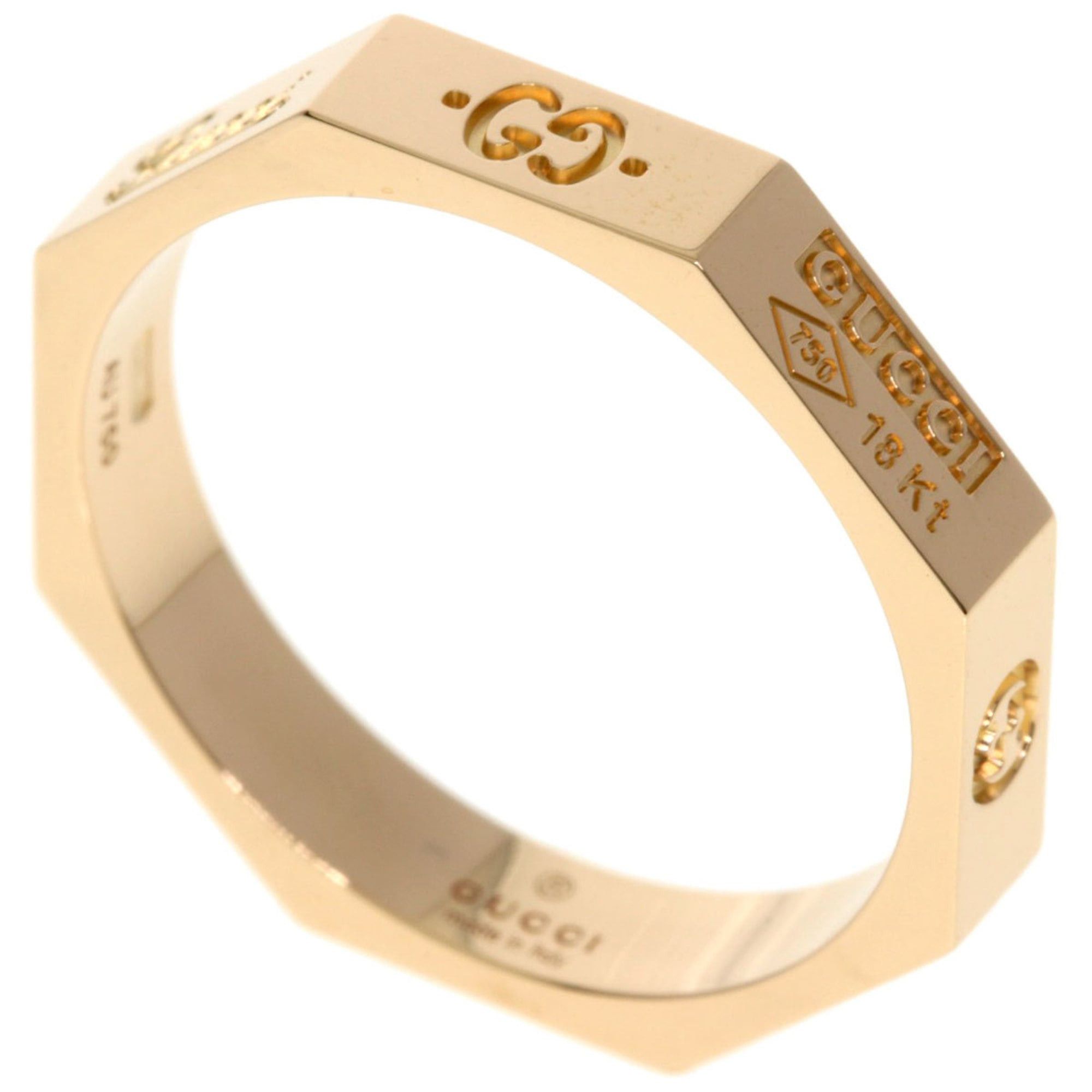Gucci Octagon #16 Ring in 18K Pink Gold for Women