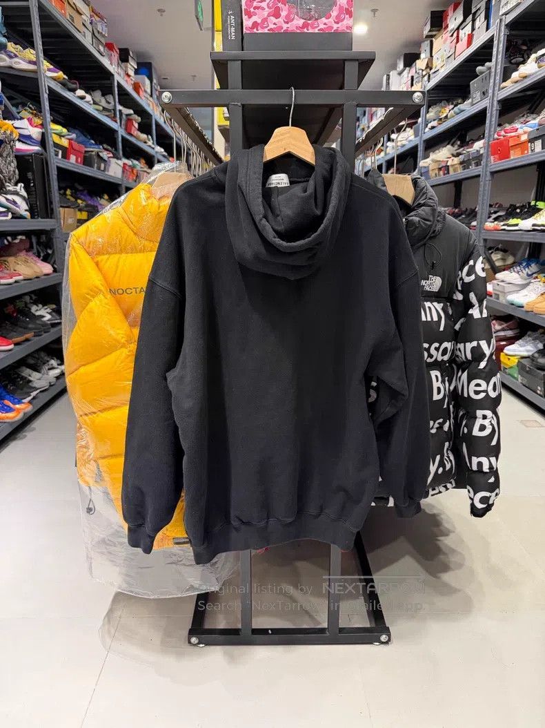 Balenciaga Balenciaga Mosaic Logo Hooded Sweatshirt Size US XS / EU 42 / 0 - 7 Thumbnail