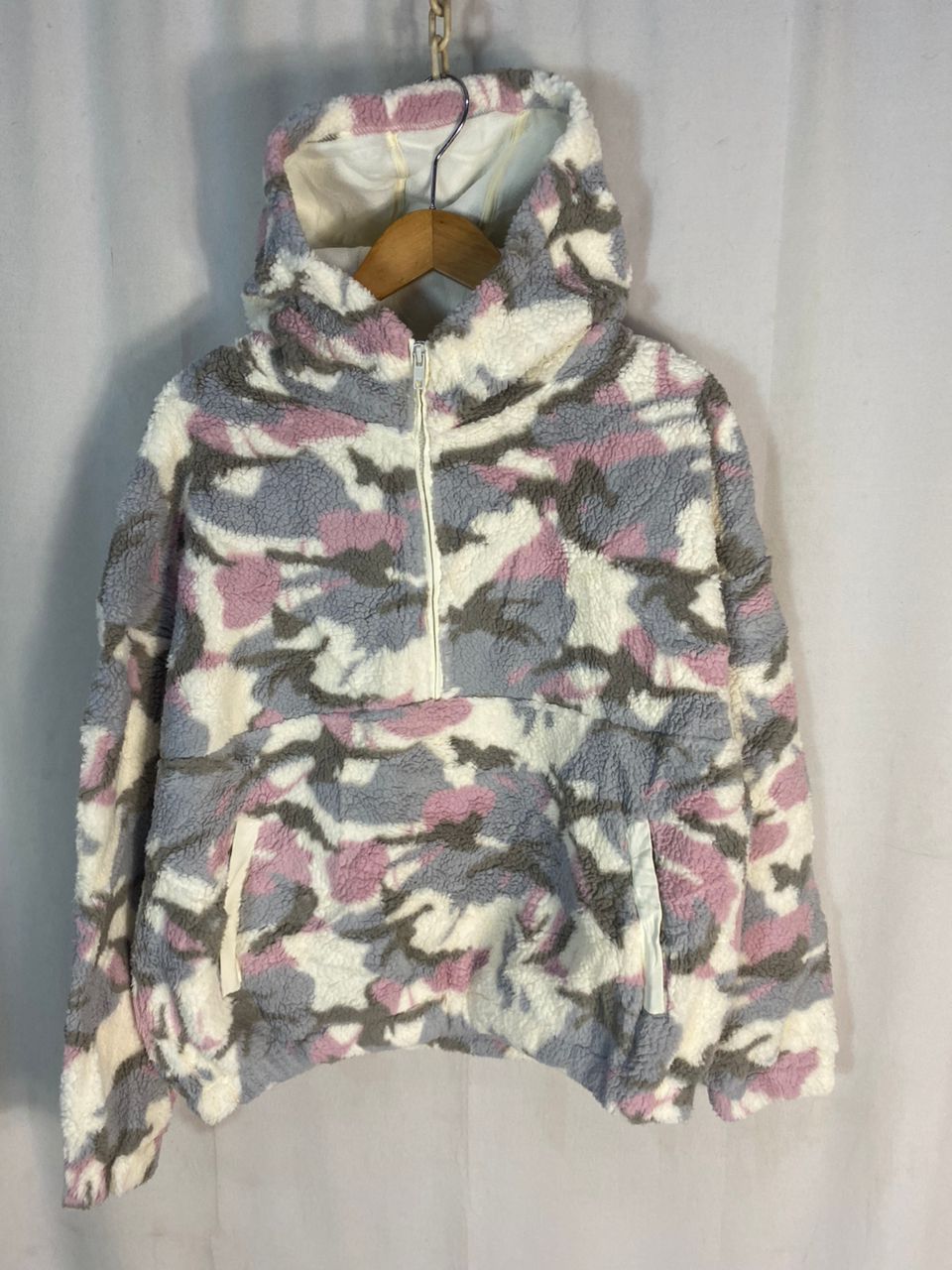 Gap Gap fleece camo half zipper baggy hoodie Size US M / EU 48-50 / 2 - 7 Thumbnail