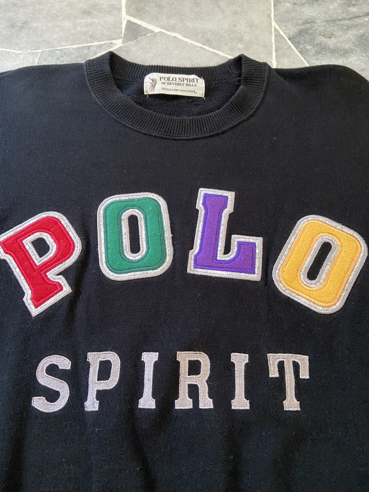 Polo Ralph Lauren Polo Spirit Big Logo Sweater Size US M / EU 48-50 / 2 - 2 Thumbnail