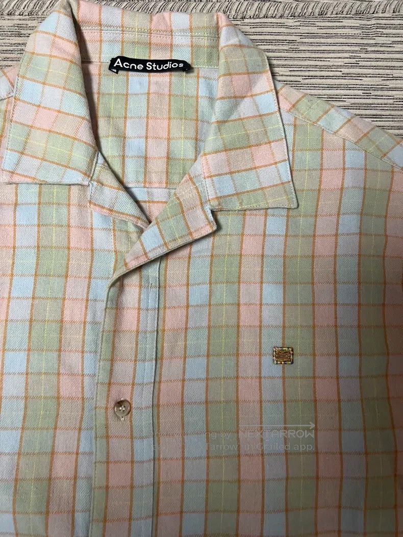 Acne Studios Acne Studios Macaron Color System Plaid Face Smile Flannel Size M / US 6-8 / IT 42-44 - 4 Thumbnail