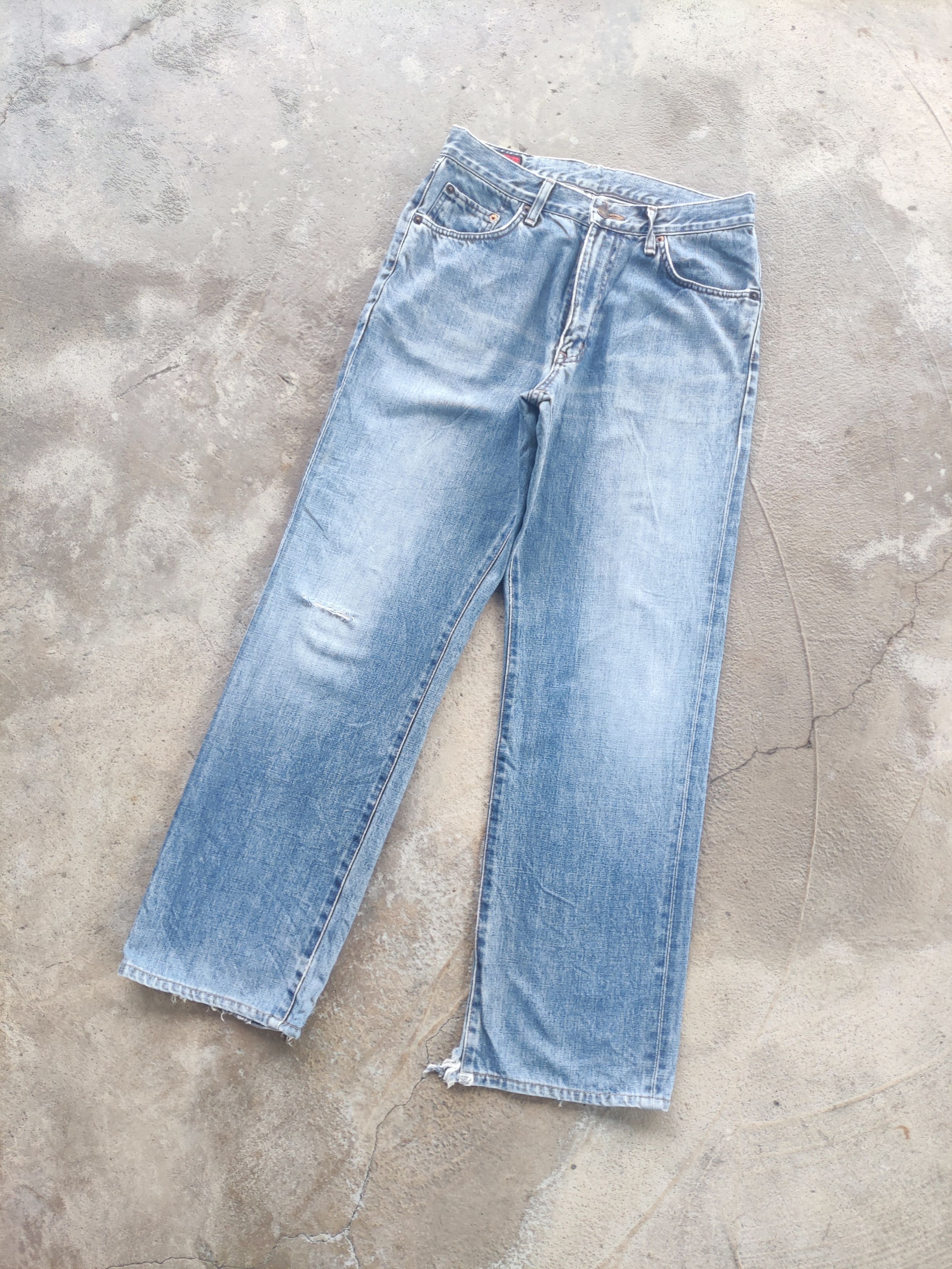 Edwin Vintage Edwin 503 Denim Distress Faded Pants W31 Size US 31 - 2 Thumbnail