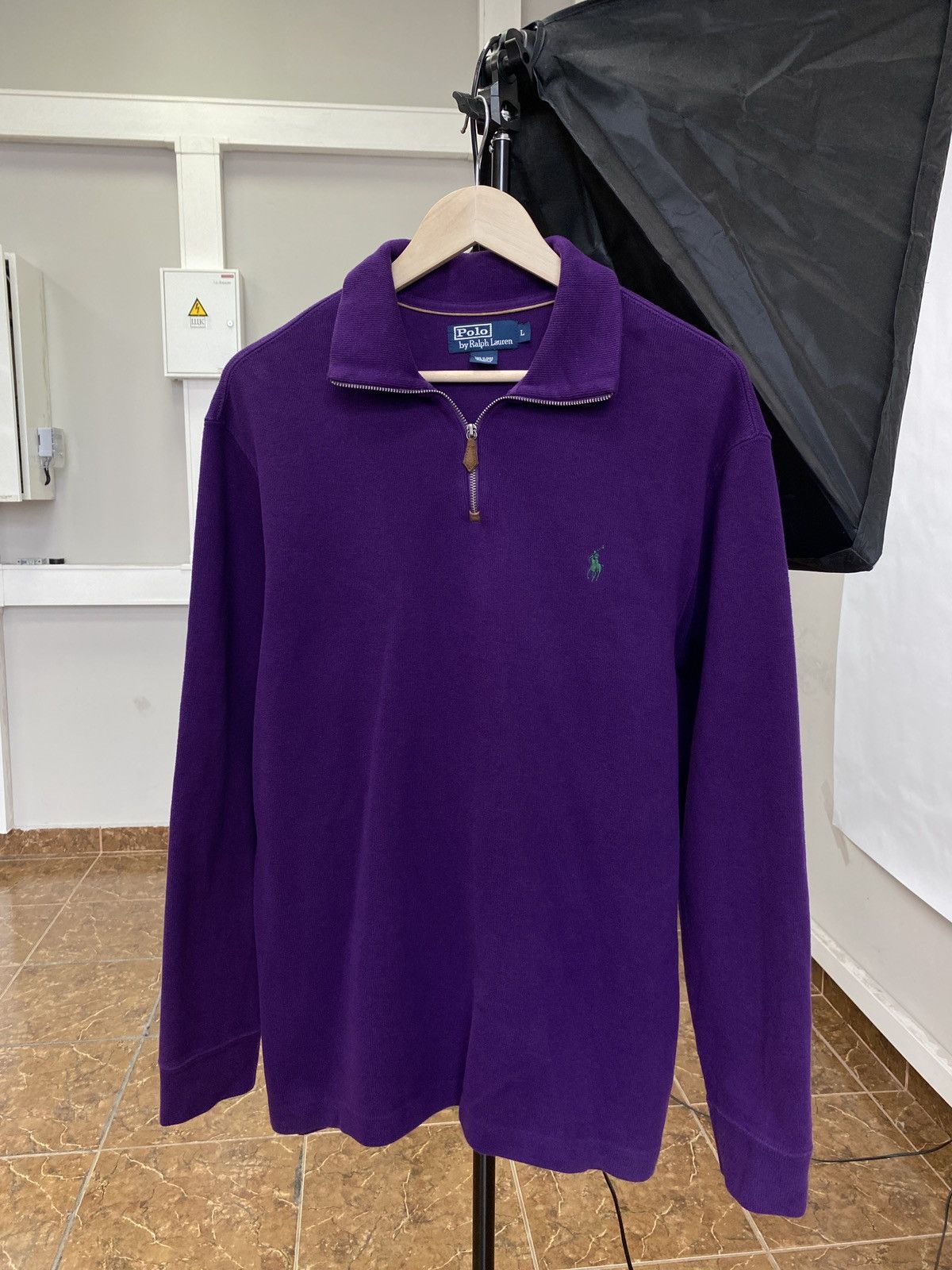 Vintage 90s Ralph Lauren 1/4 Zip Sweater Rare Retro Y2K Hype