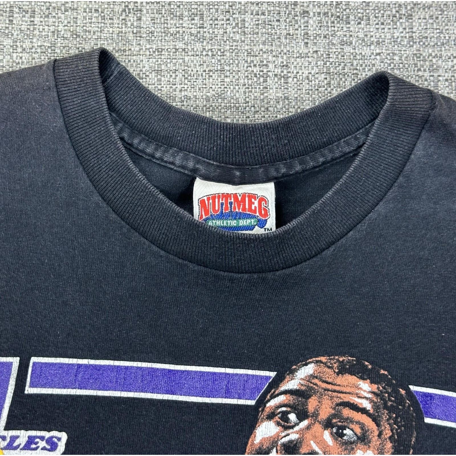 Nutmeg Los Angeles Lakers Shirt Sz L NBA Magic Johnson 90s Nutmeg Size US L / EU 52-54 / 3 - 8 Thumbnail