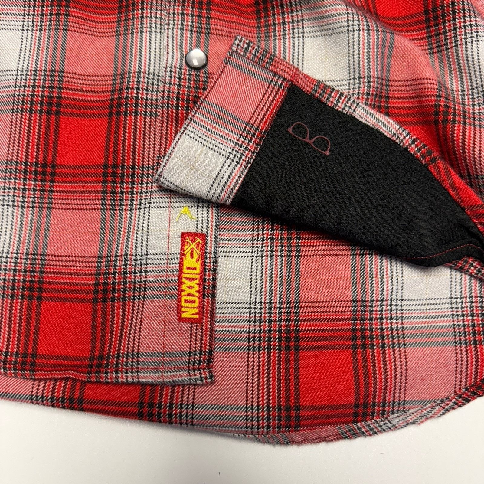 Dixxon Dixxon Flannel Co Mr Horsepower Shirt Mens XS 18.5x27 Red Lo Size US XS / EU 42 / 0 - 6 Thumbnail
