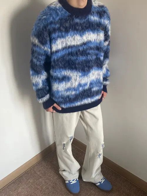 VIBE Striped Knit Sweater Size US L / EU 52-54 / 3 - 1 Thumbnail