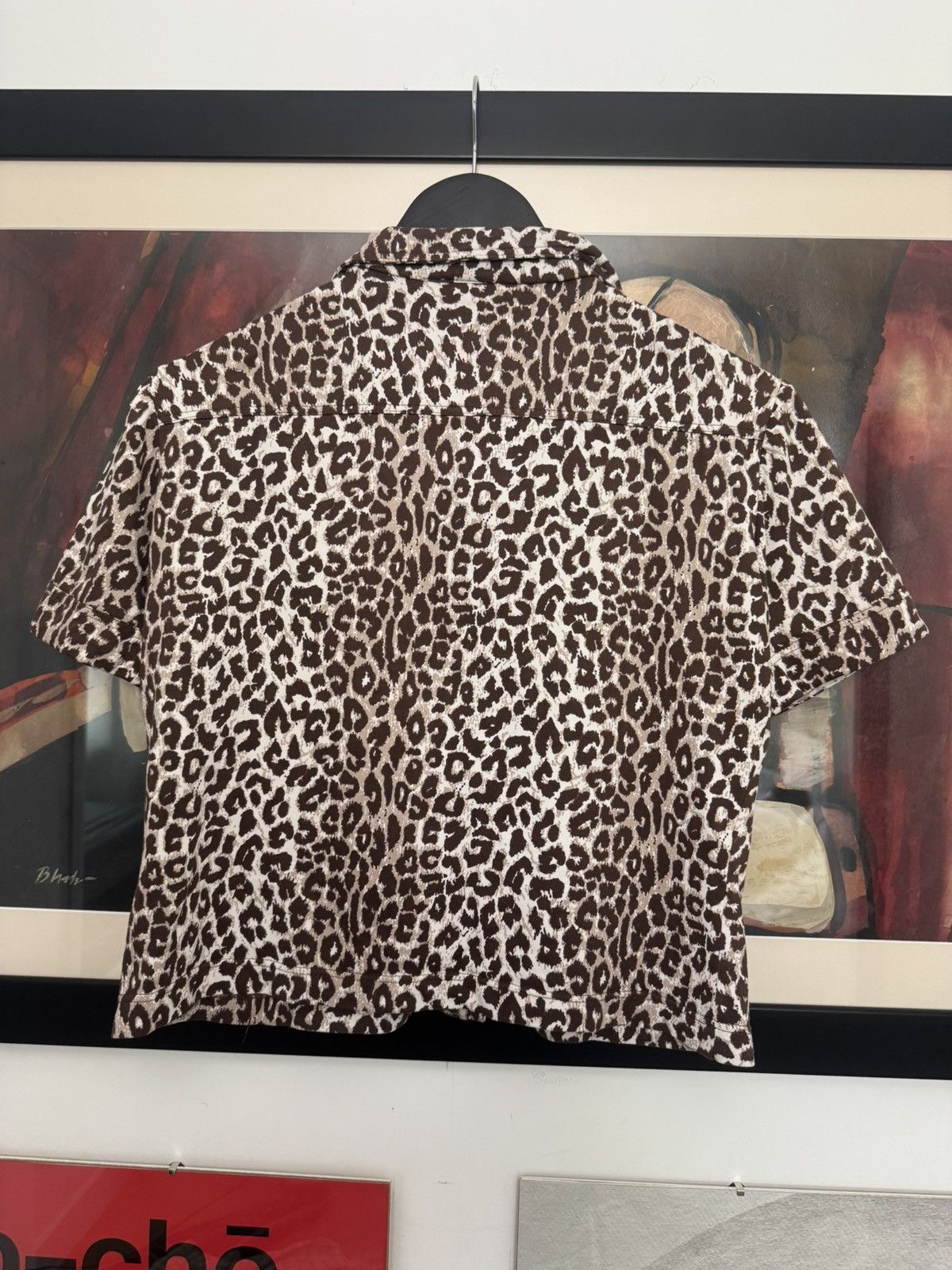 Dolce & Gabbana Vintage Y2k Rare DOLCE GABBANA Leopard Print Cropped Shirt Size S / US 4 / IT 40 - 2 Thumbnail