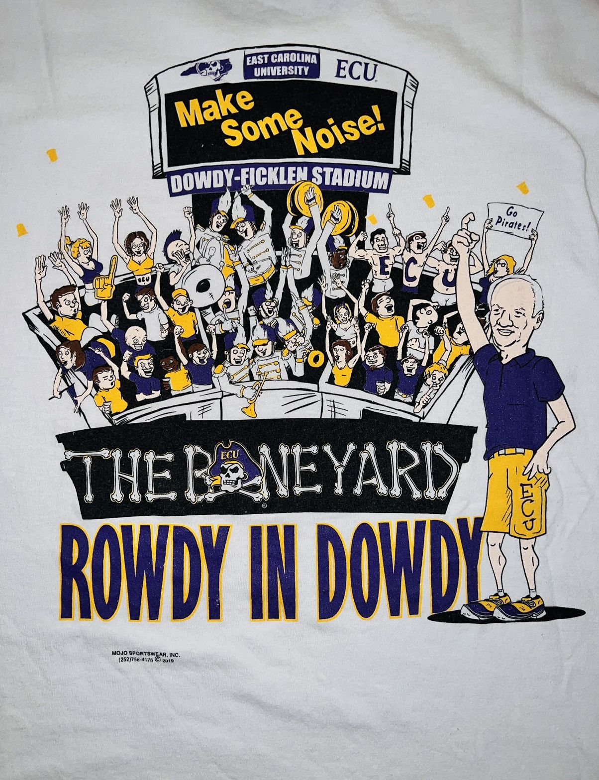 NCAA ECU FOOTBALL T-SHIRT Size US L / EU 52-54 / 3 - 5 Thumbnail
